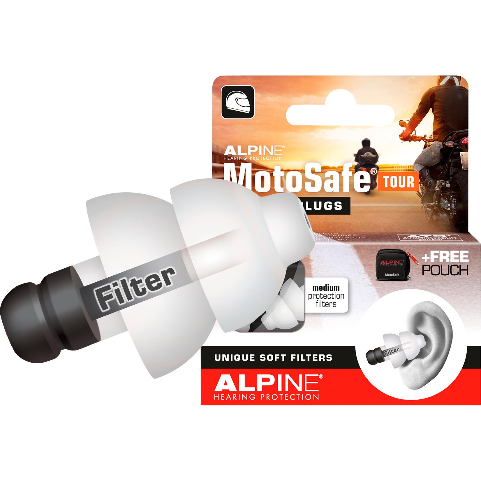 Alpine Motosafe Tour - Helme & Brillen -