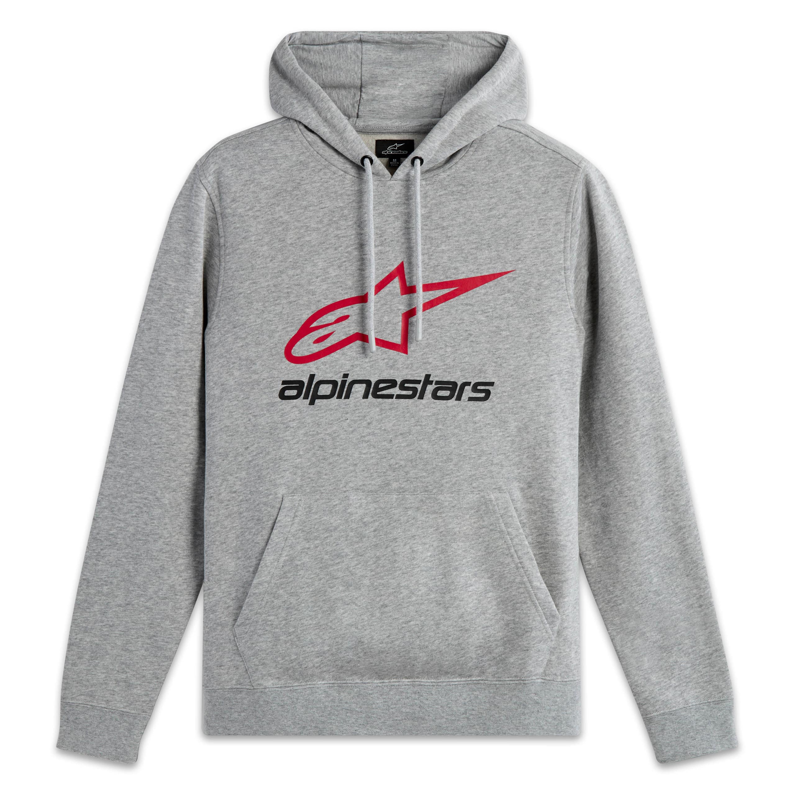 Alpinestars-Always V3 Hoodie grau meliert/rot/schwarz-0001028999109