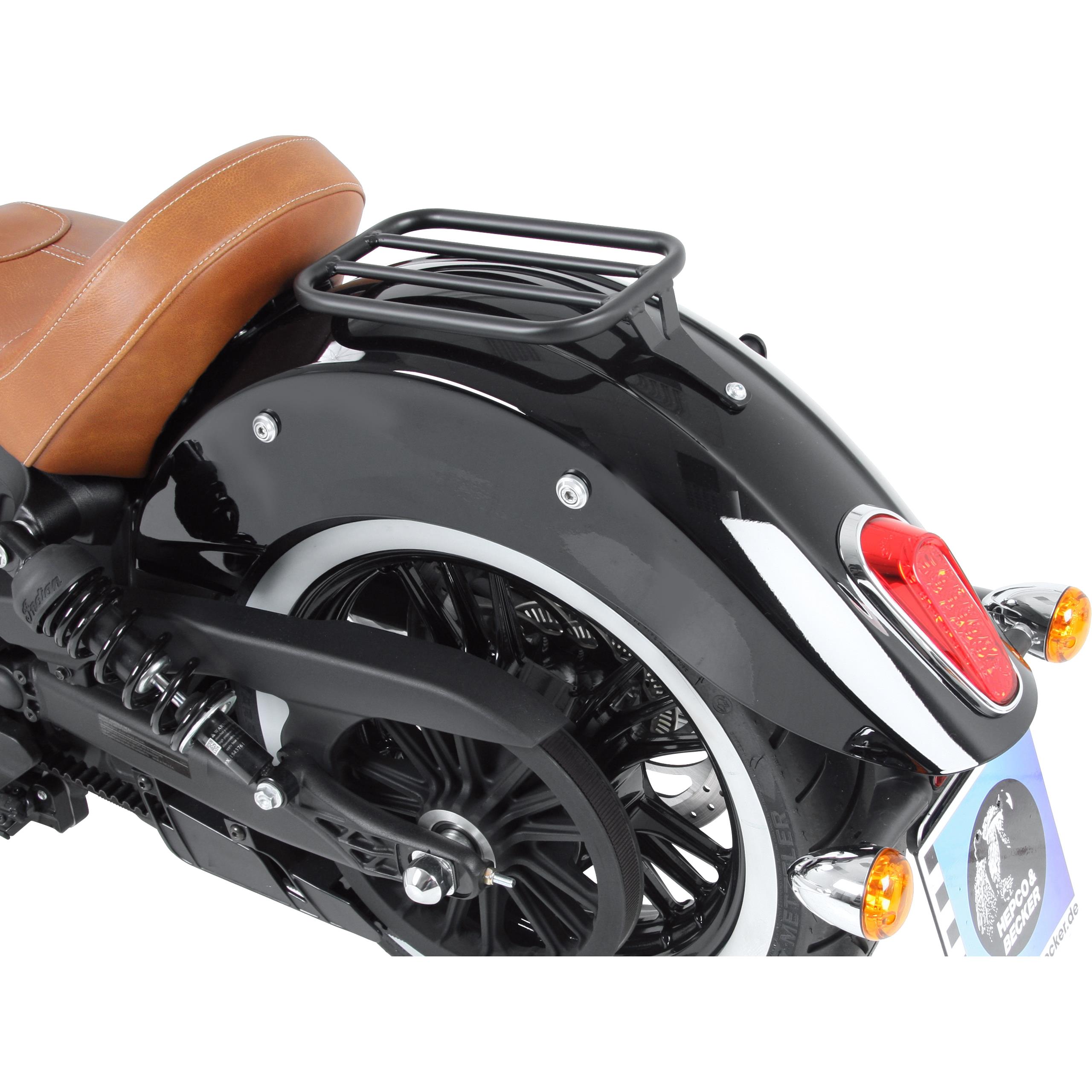 Hepco & Becker-Gepäckträger Solorack schwarz für Indian Scout /Sixty 15-24-5647101108000390