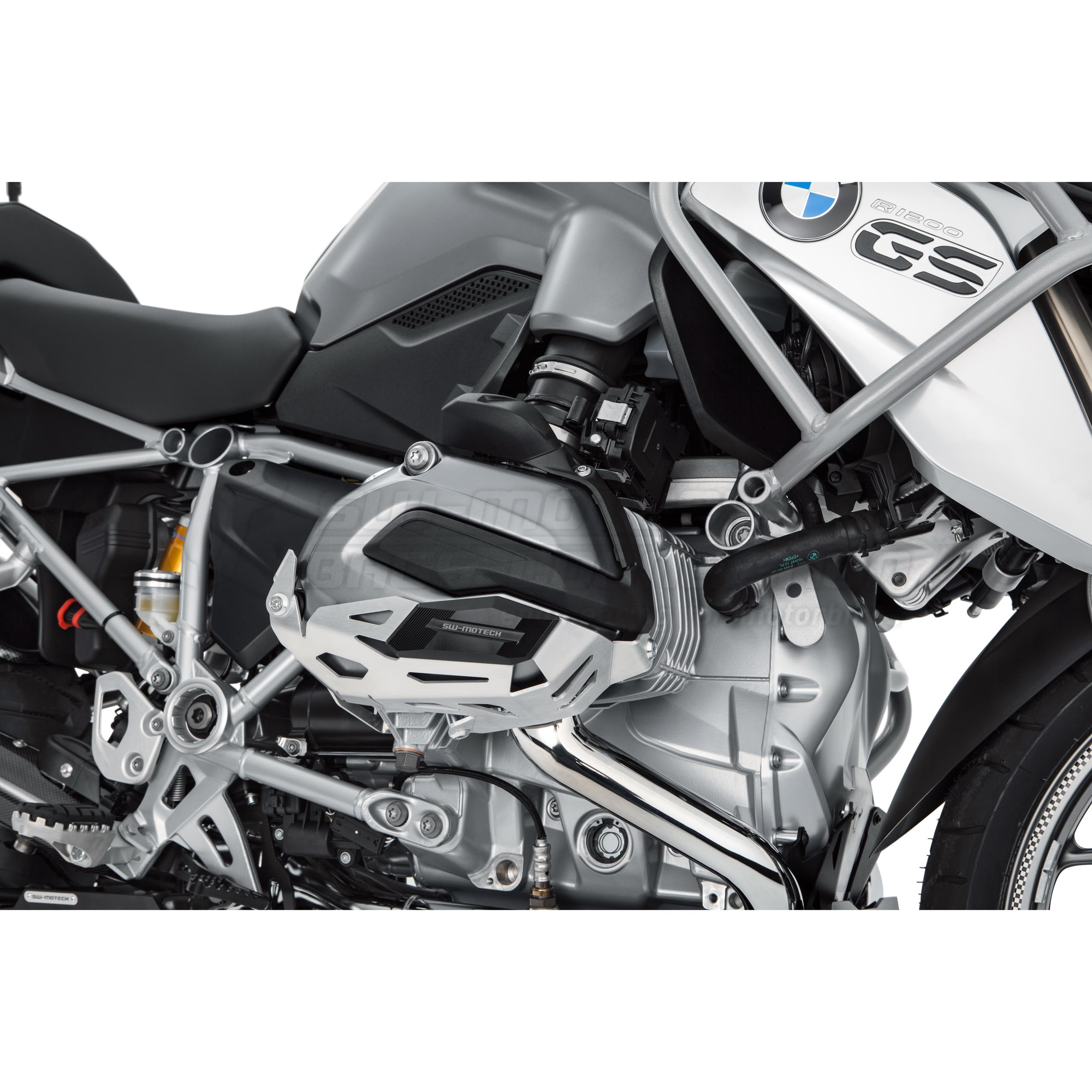 SW-MOTECH Zylinderschutz Alu für BMW R 1200 LC silber/schwarz - Motorradteile & Ersatzteile - Anbauteile