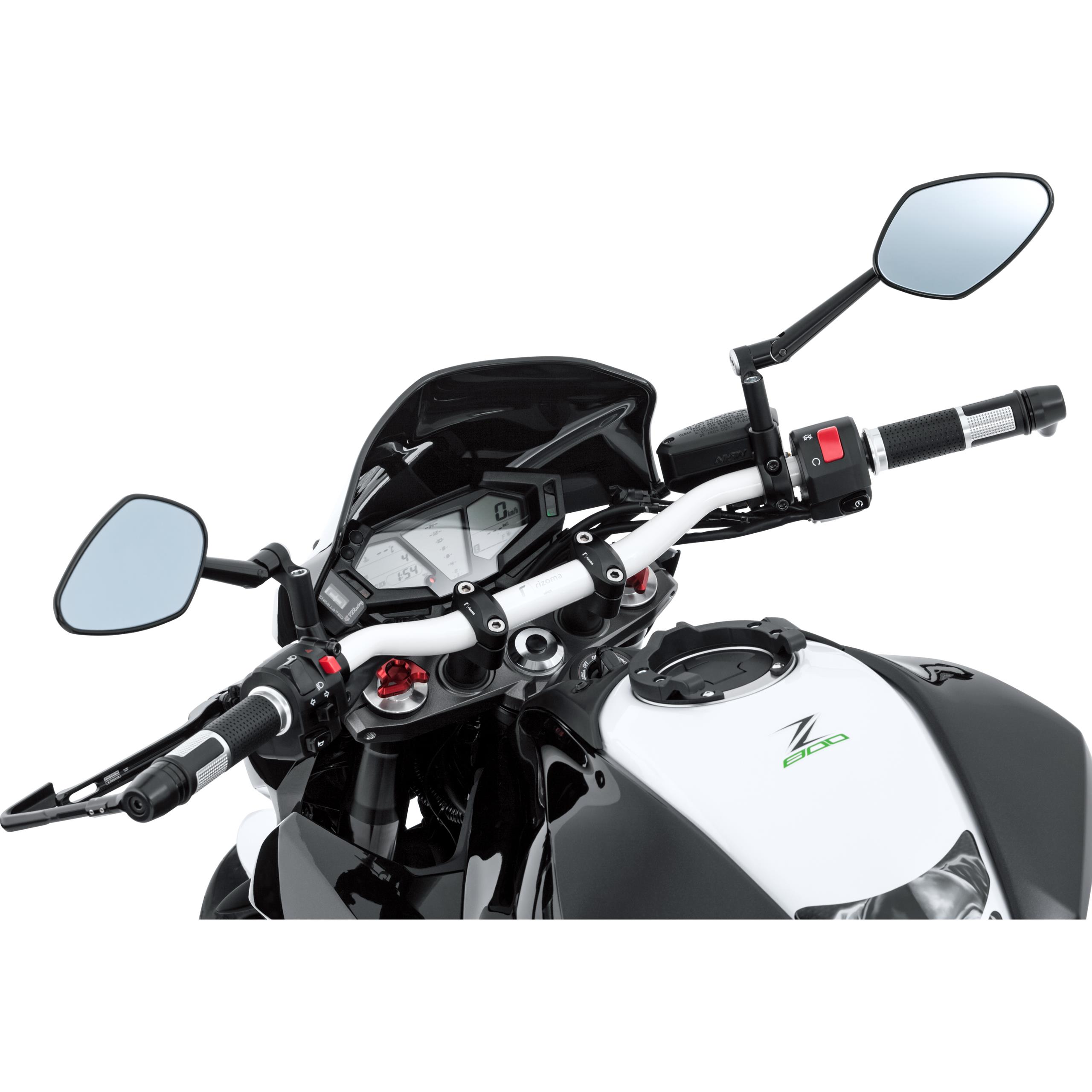 Rizoma-Lenkerspiegelaufnahme BS787B M10+M8 schwarz-5027251174000700
