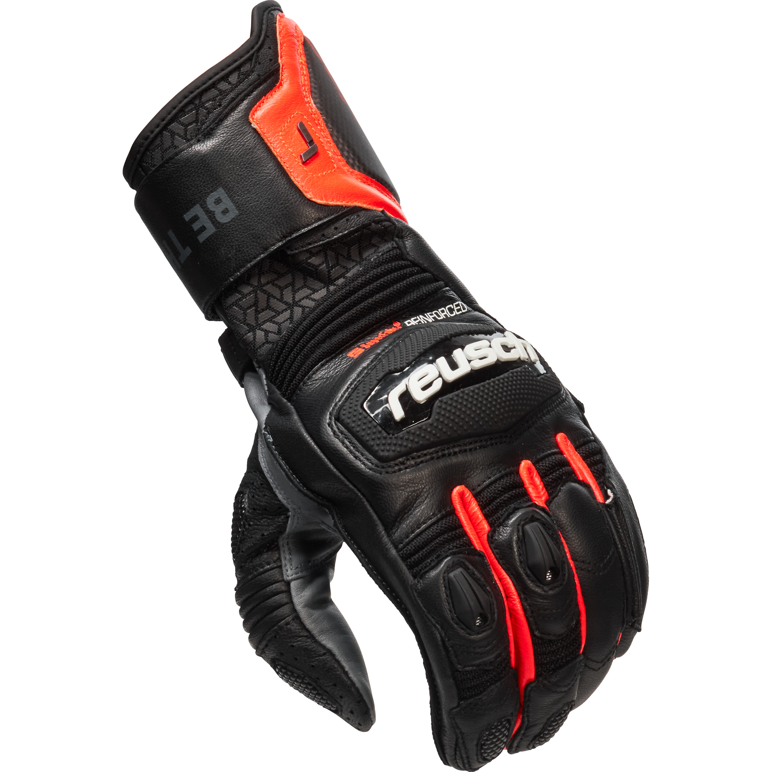 Reusch-Michelangelo Comp Lederhandschuh lang schwarz 8-3117651006001934