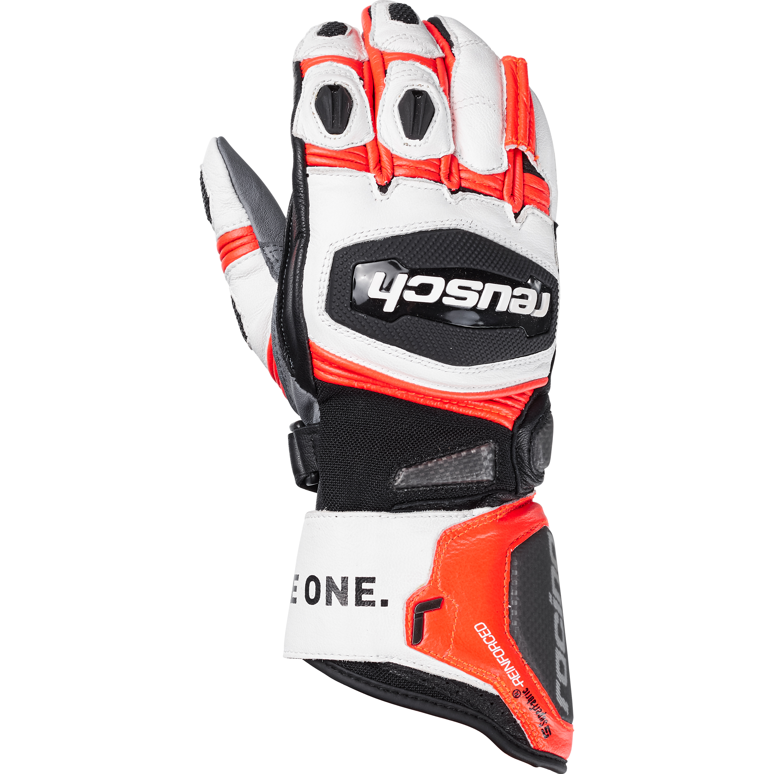 Reusch Donna Premium Damen Lederhandschuh lang weiß W-6,5 - Motorradbekleidung - Motorradhandschuhe