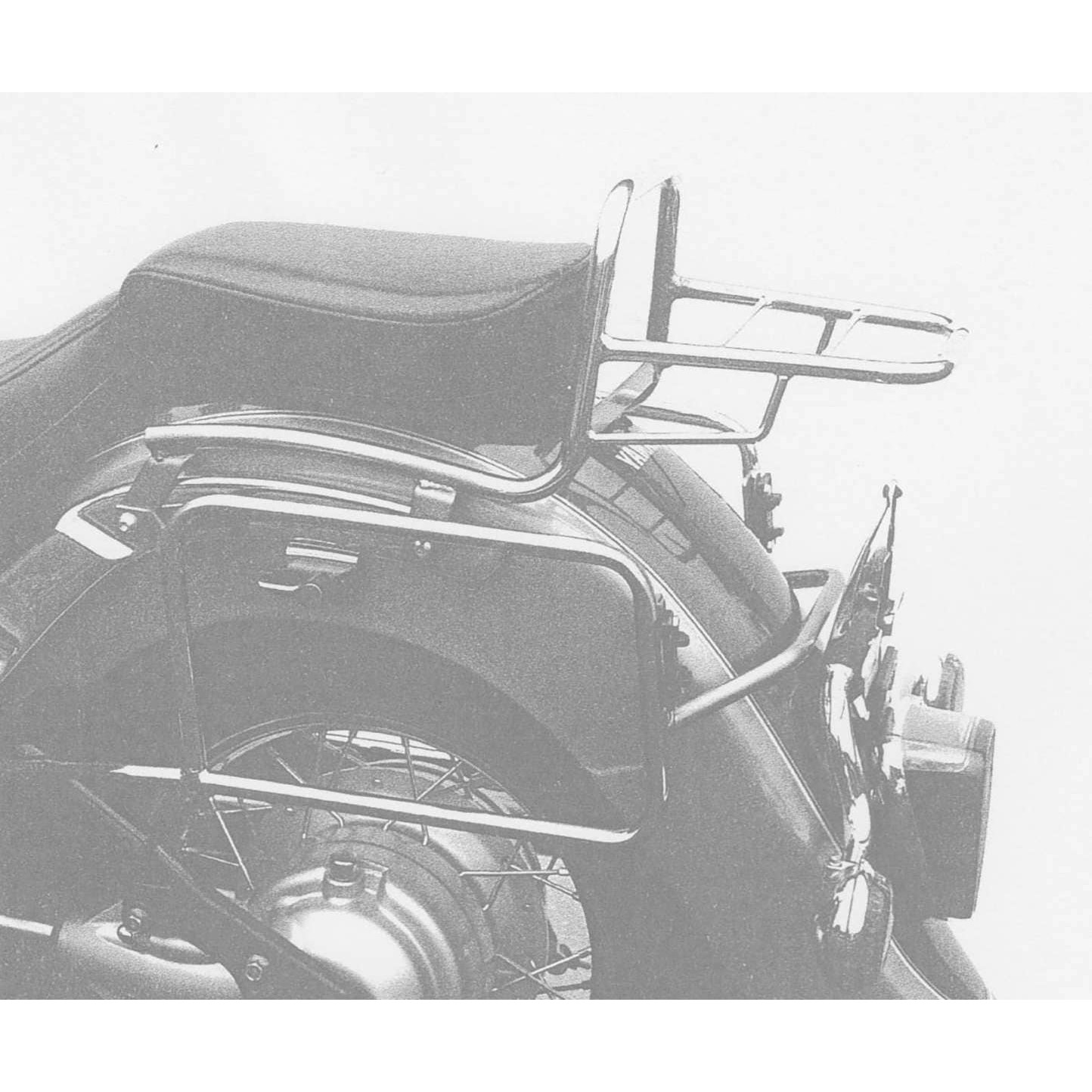 Hepco & Becker Seitenkofferträger chrom für XVS 650 Drag Star Classic - Motorradzubehör - Motorradgepäck