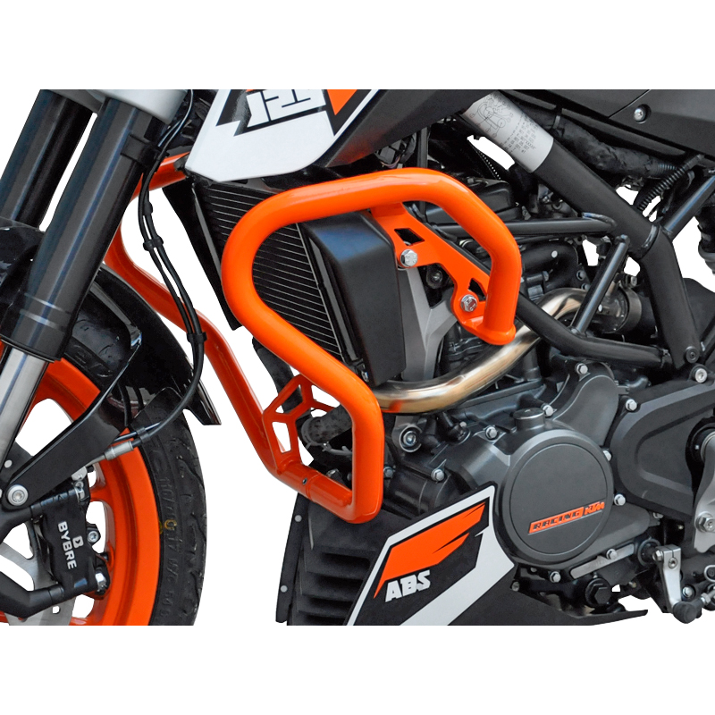 Zieger Sturzbügel orange für KTM Duke 125/200 2011-2016 - Motorradteile & Ersatzteile - Anbauteile