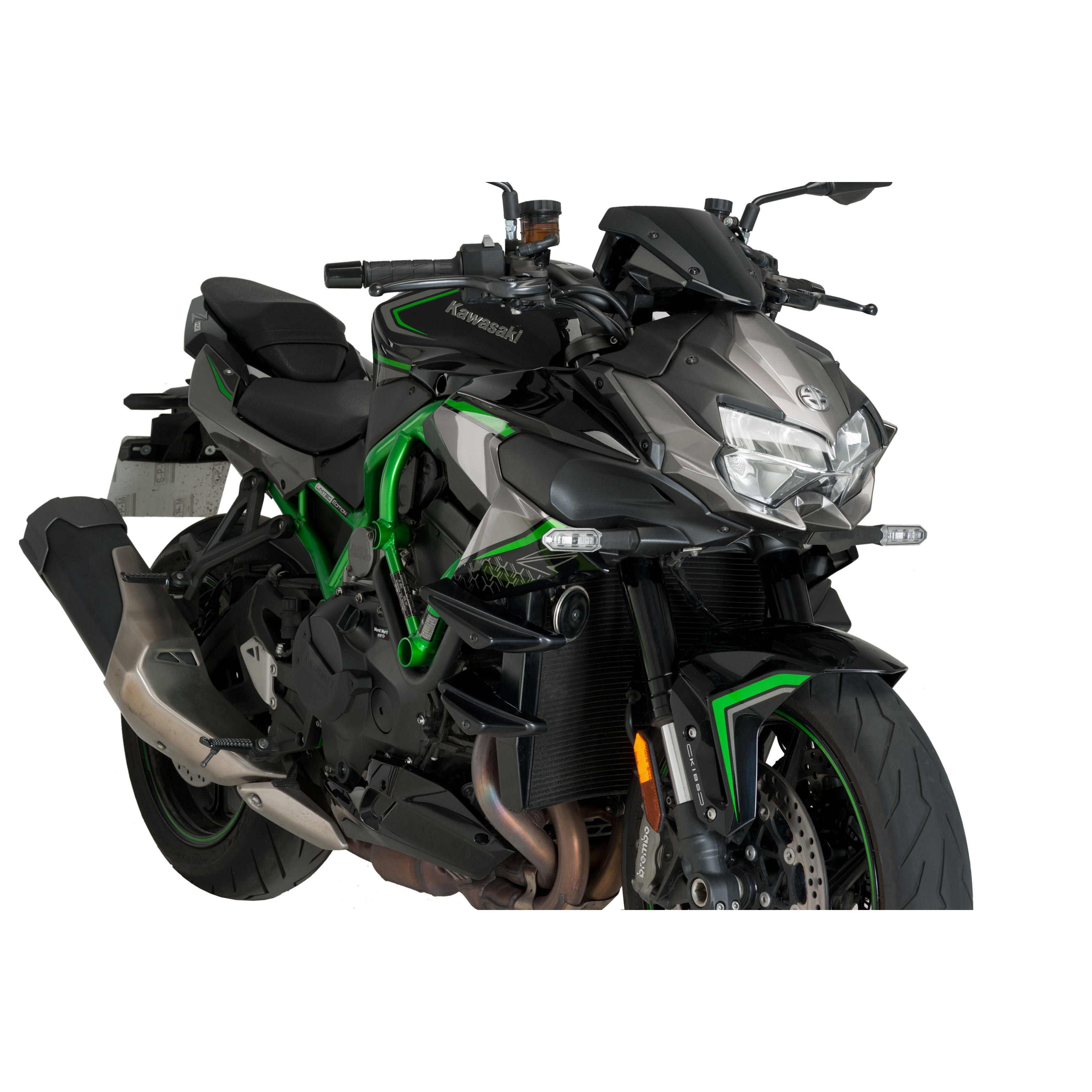 Puig Winglets Side rot für Kawasaki Z H2 2020-2022 - Motorradteile & Ersatzteile - Verkleidungen & Abdeckungen