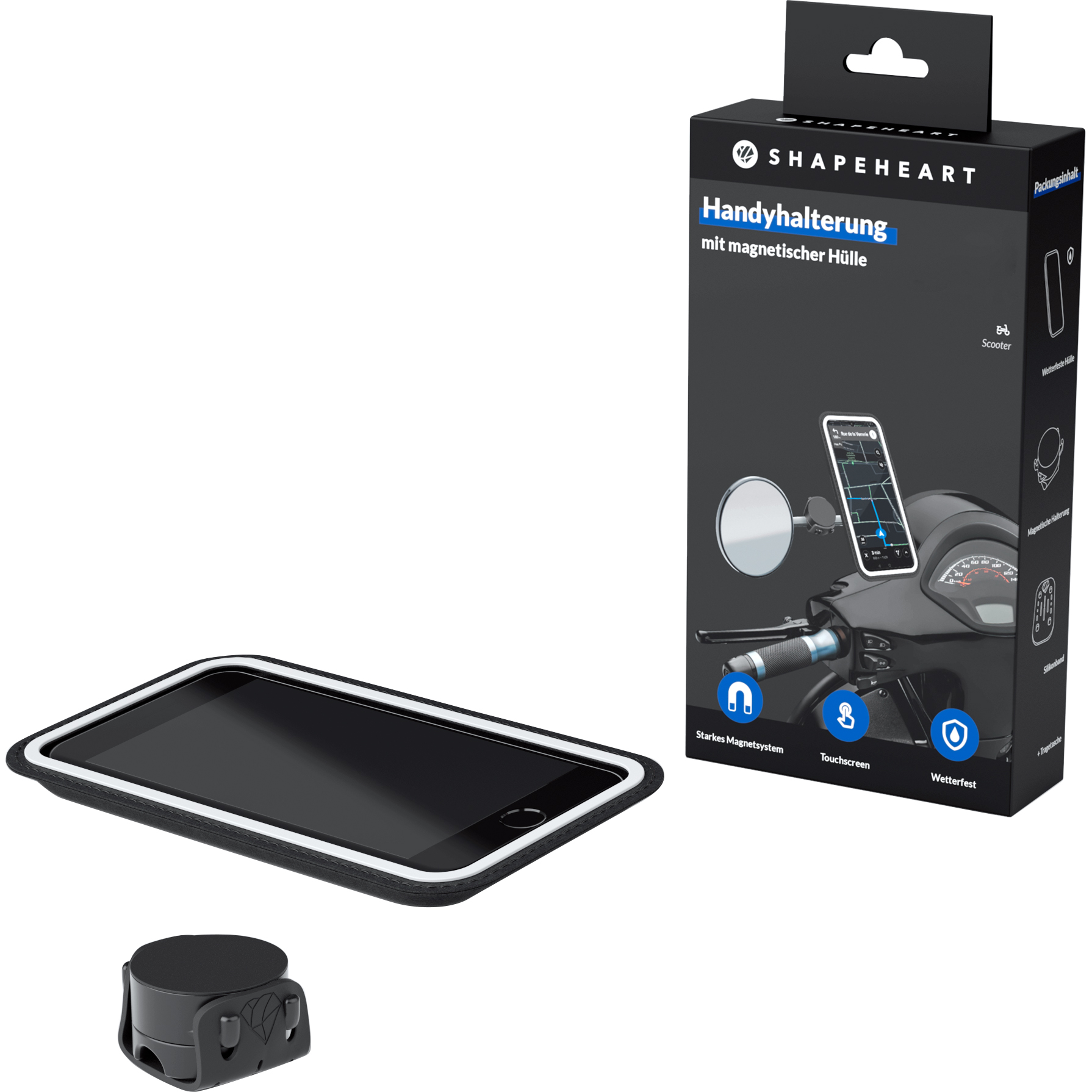 Shapeheart Scooter Bundle M Handyhalterung - Motorradzubehör - Multimedia