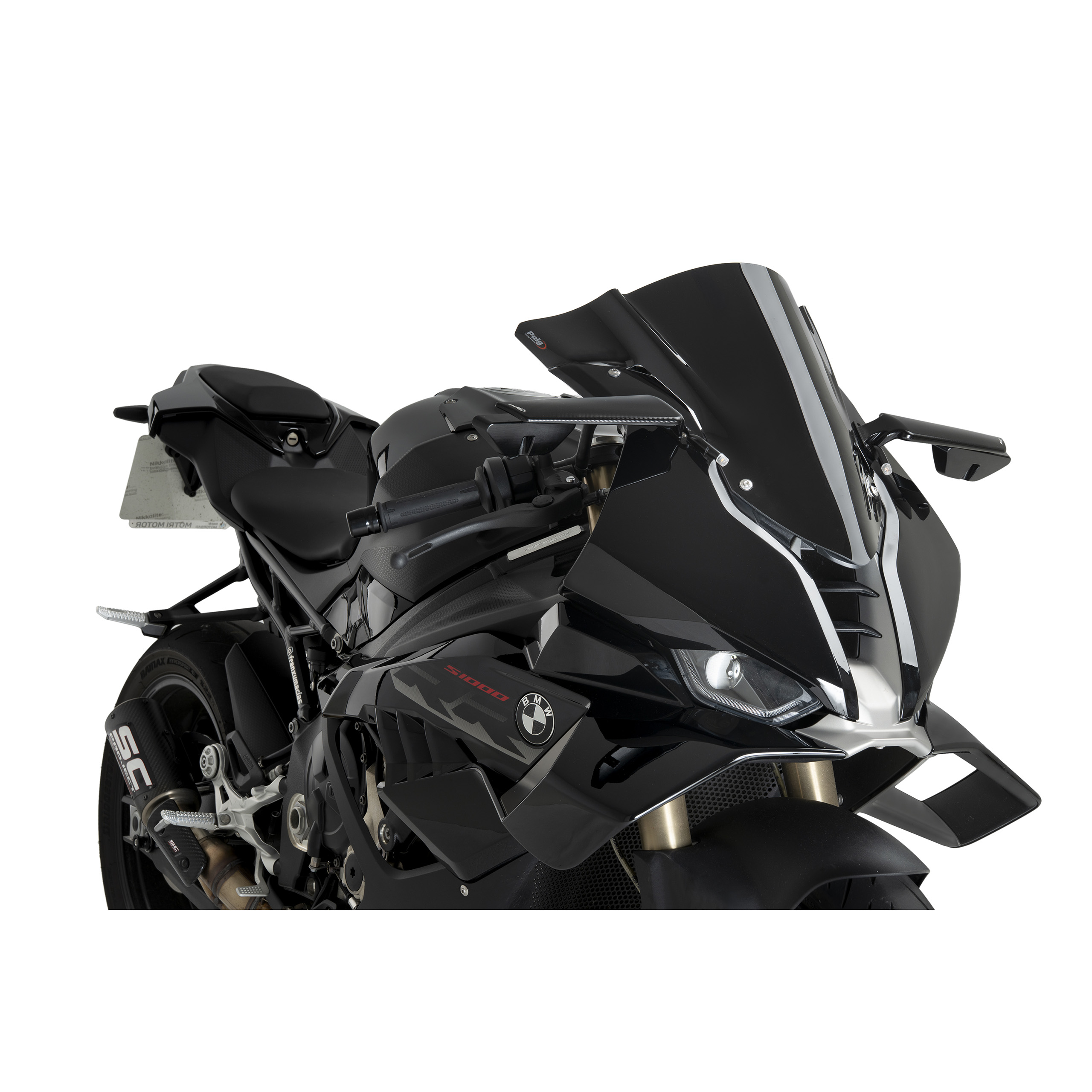 Puig Verkleidungsscheibe Z-Racer schwarz für BMW M/S 1000 RR 2021 - Motorradteile & Ersatzteile - Verkleidungen & Abdeckungen
