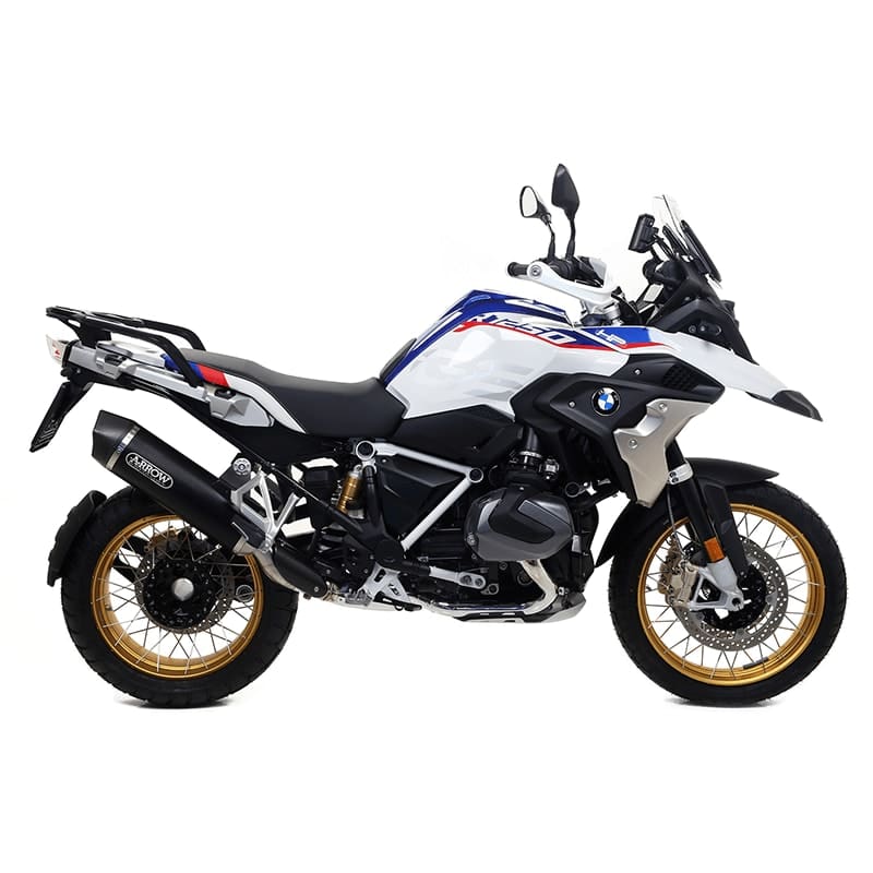 Arrow Exhaust Auspuff Race-Tech 71805AKN schwarz/Carbon f.R1200/1250GS/ALC - Motorradteile & Ersatzteile - Auspuff