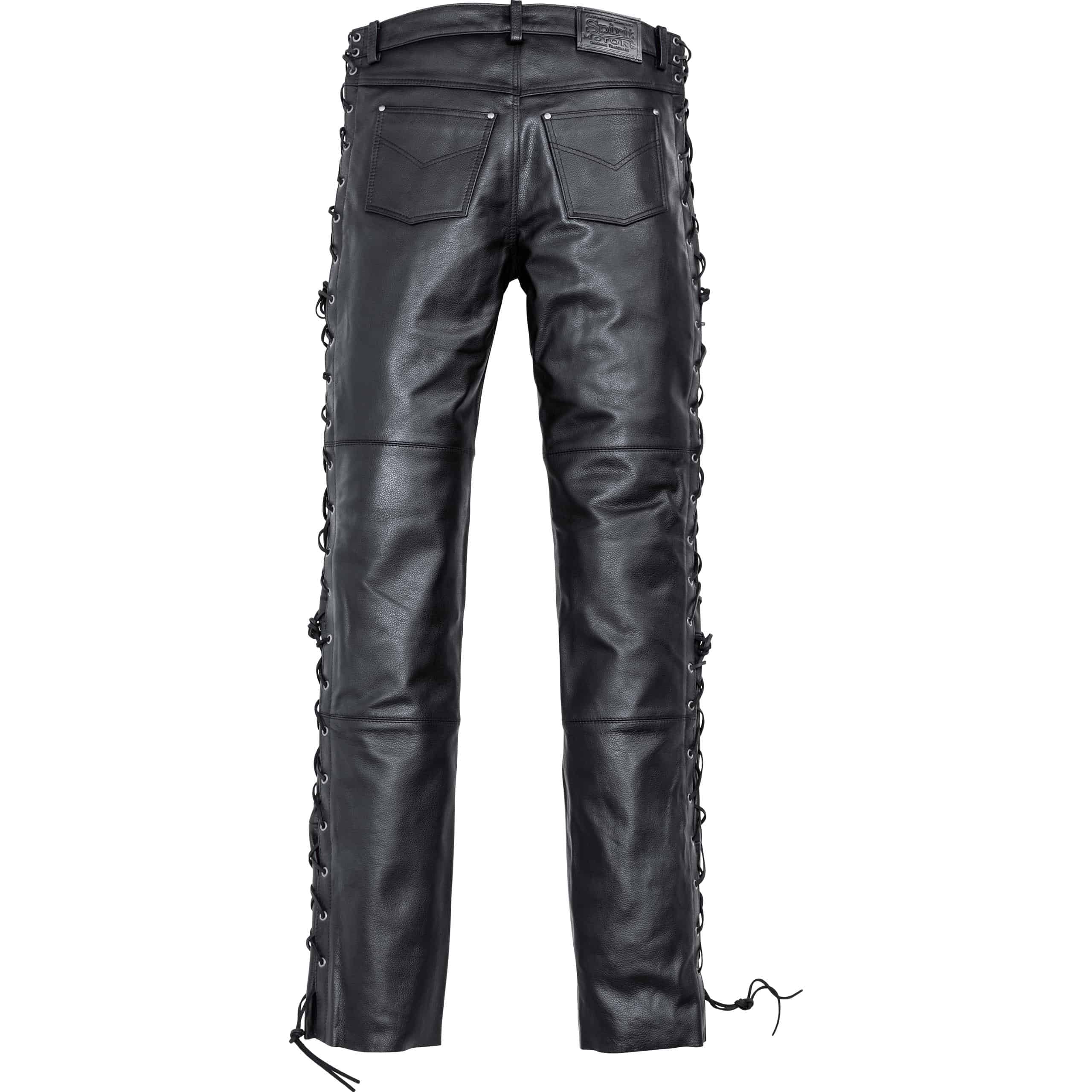 Spirit Motors-Schnür-Lederhose 1.0-1101731003001012