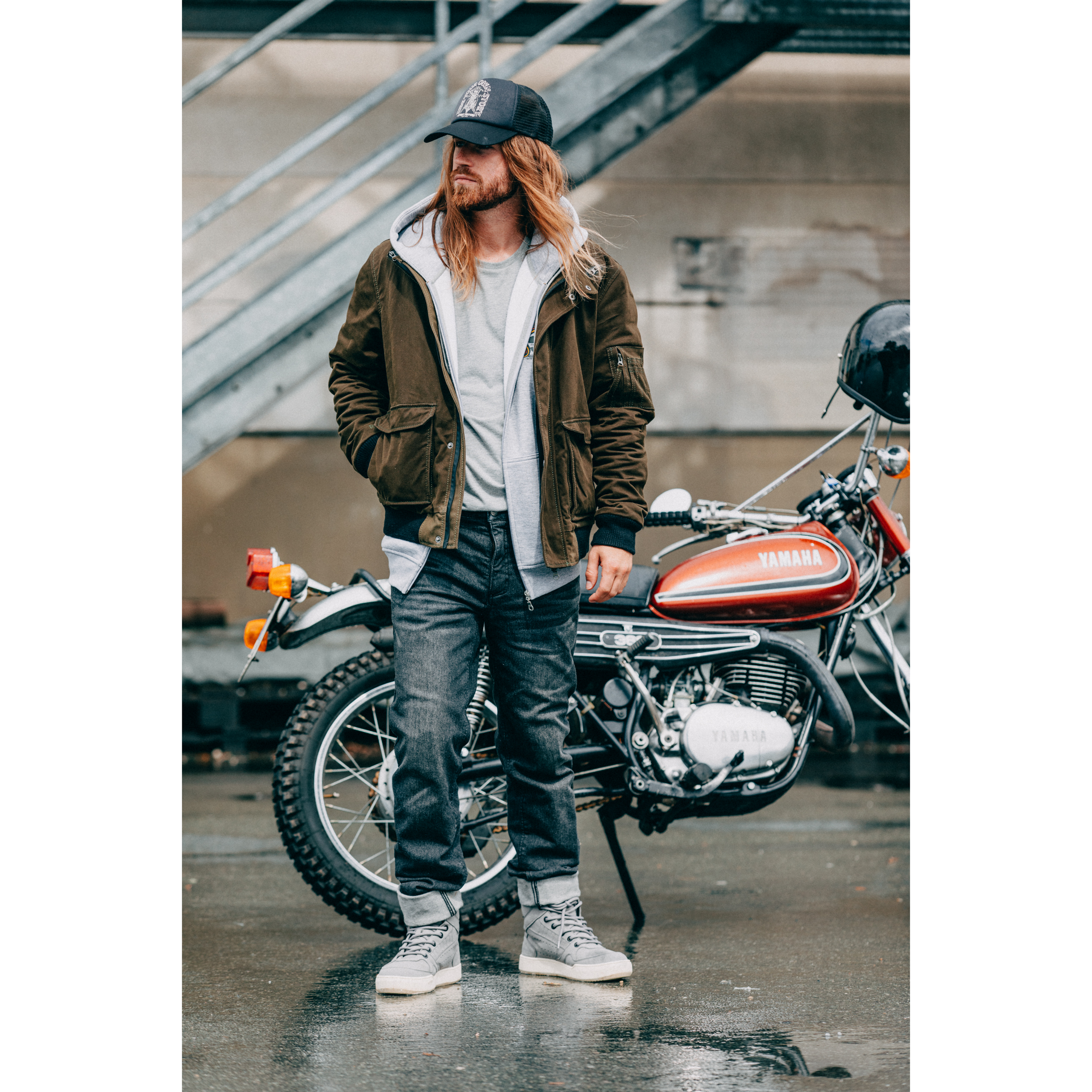 Spirit Motors-Billy Winker Motorradschnürstiefel kurz-3006661999007743