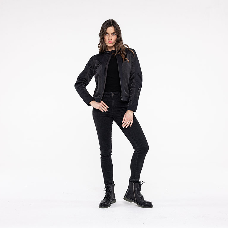 John Doe-Aero Mesh Damen Jacke schwarz S-0001074005001008