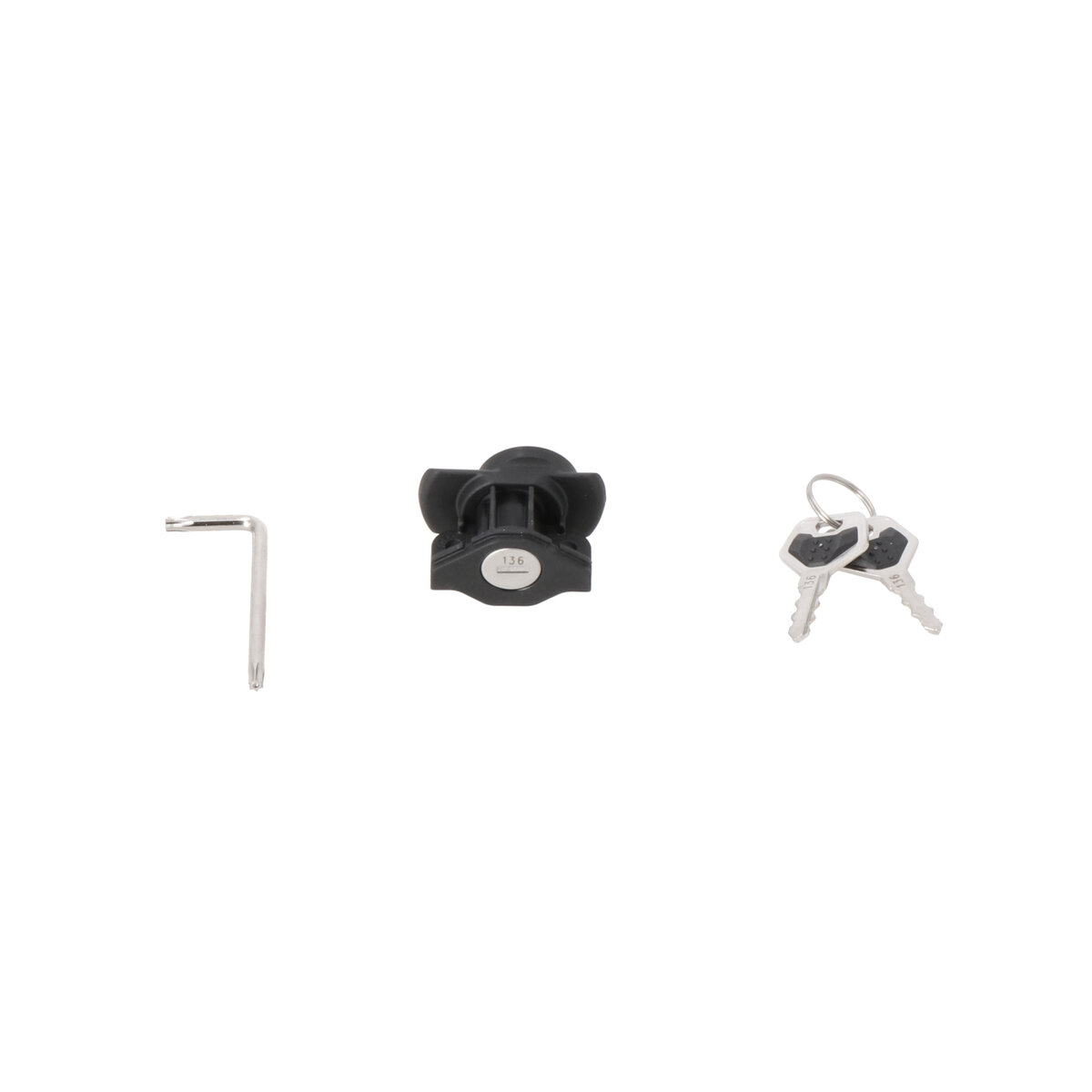 SW-MOTECH Schlosssatz für Hartschalenkoffer 1er Set - Motorradzubehör - Motorradgepäck