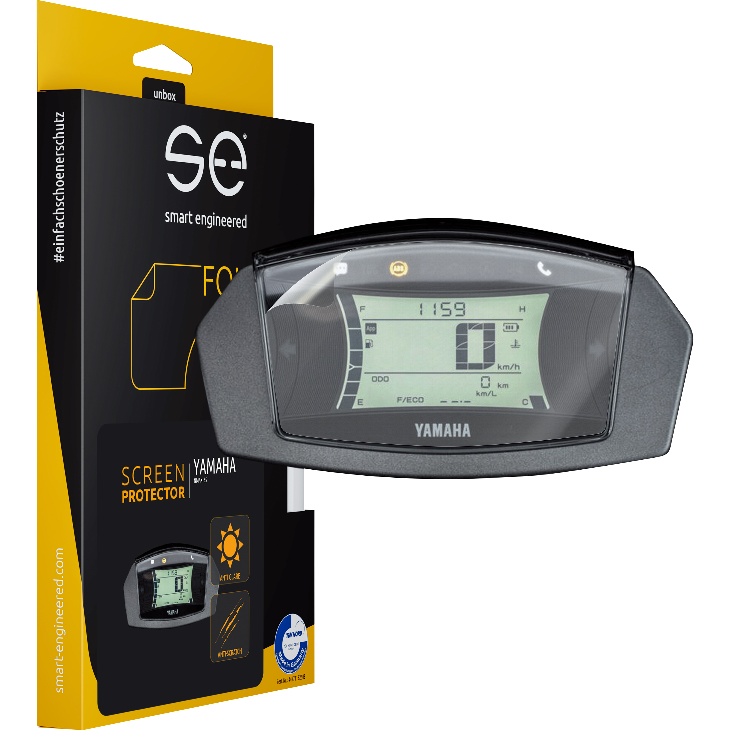 smart engineered cockpit protector anti-reflective for N-Max 125/155 2021-