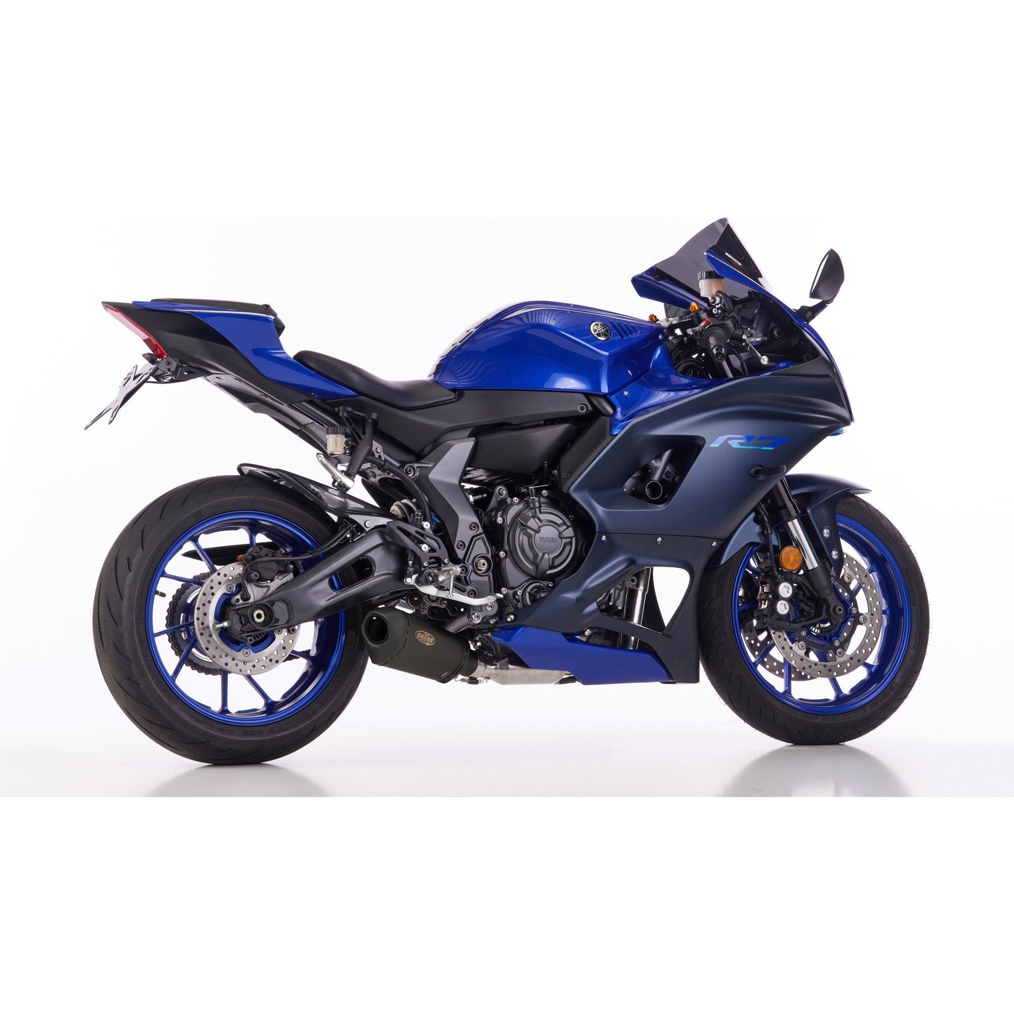 Shark exhaust-Auspuff DSX-10 2-1 schwarz für Yamaha MT-07/YZF R7 25-/26--5695101000999019