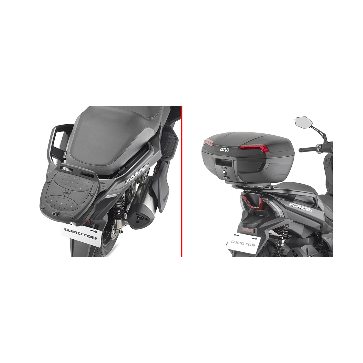 Givi Topcaseadapter für Universalplatte SR9700 für QJ Motor Fort