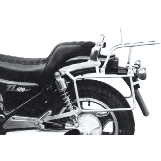 Hepco & Becker Seitenkofferträger chrom für Kawasaki ZL 600 1986-1994 - Motorradzubehör - Motorradgepäck