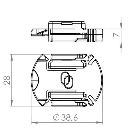 SP Connect-Ball Head Mount SPC RAM Halterung schwarz-5741521181010080