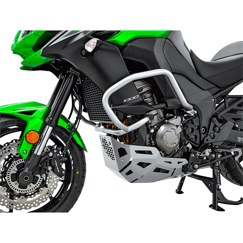 Zieger Sturzbügel silber für Kawasaki KLZ 1000 Versys 2015-2018 - Motorradteile & Ersatzteile - Anbauteile