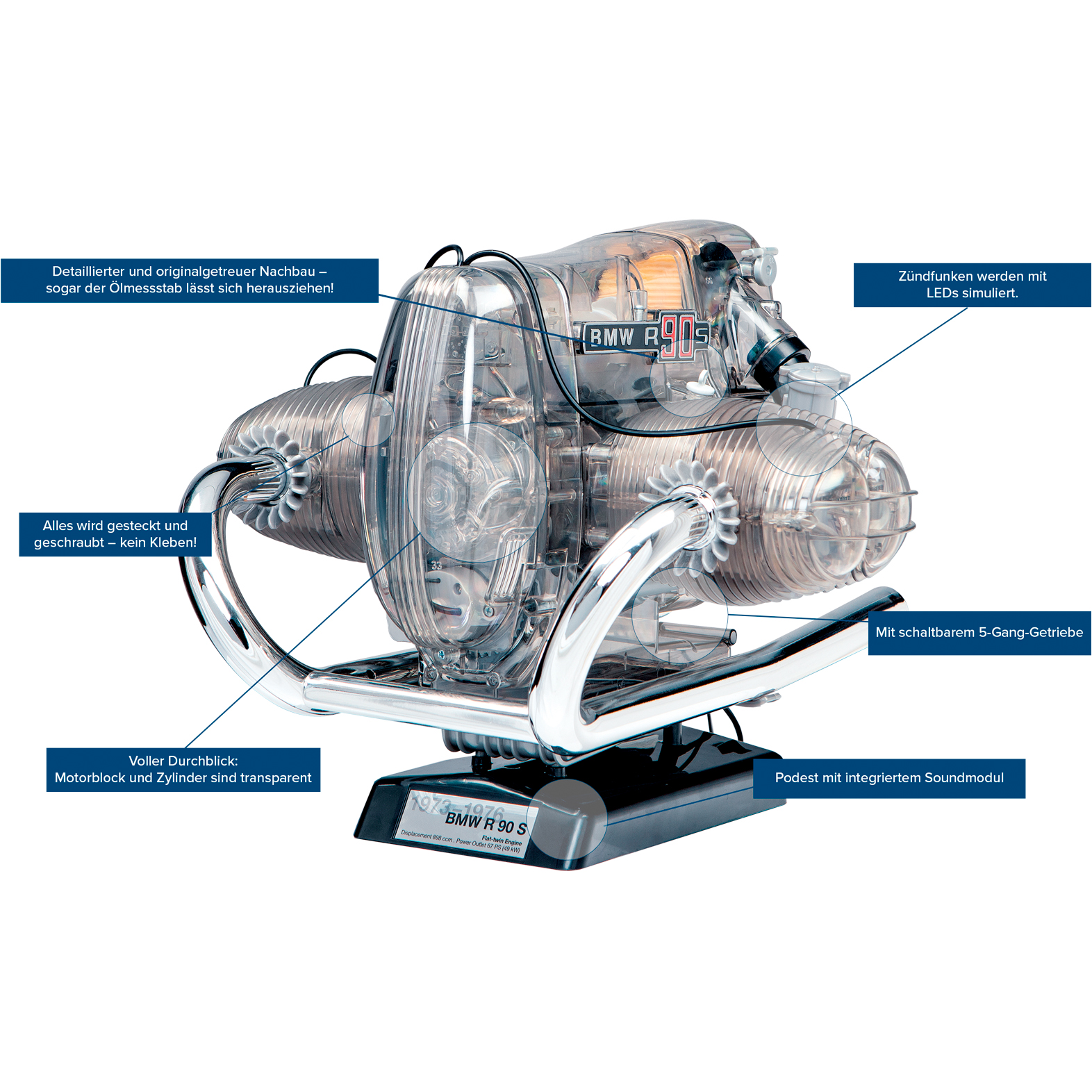 Franzis-BMW R 90 S Boxermotor-5734091224999100