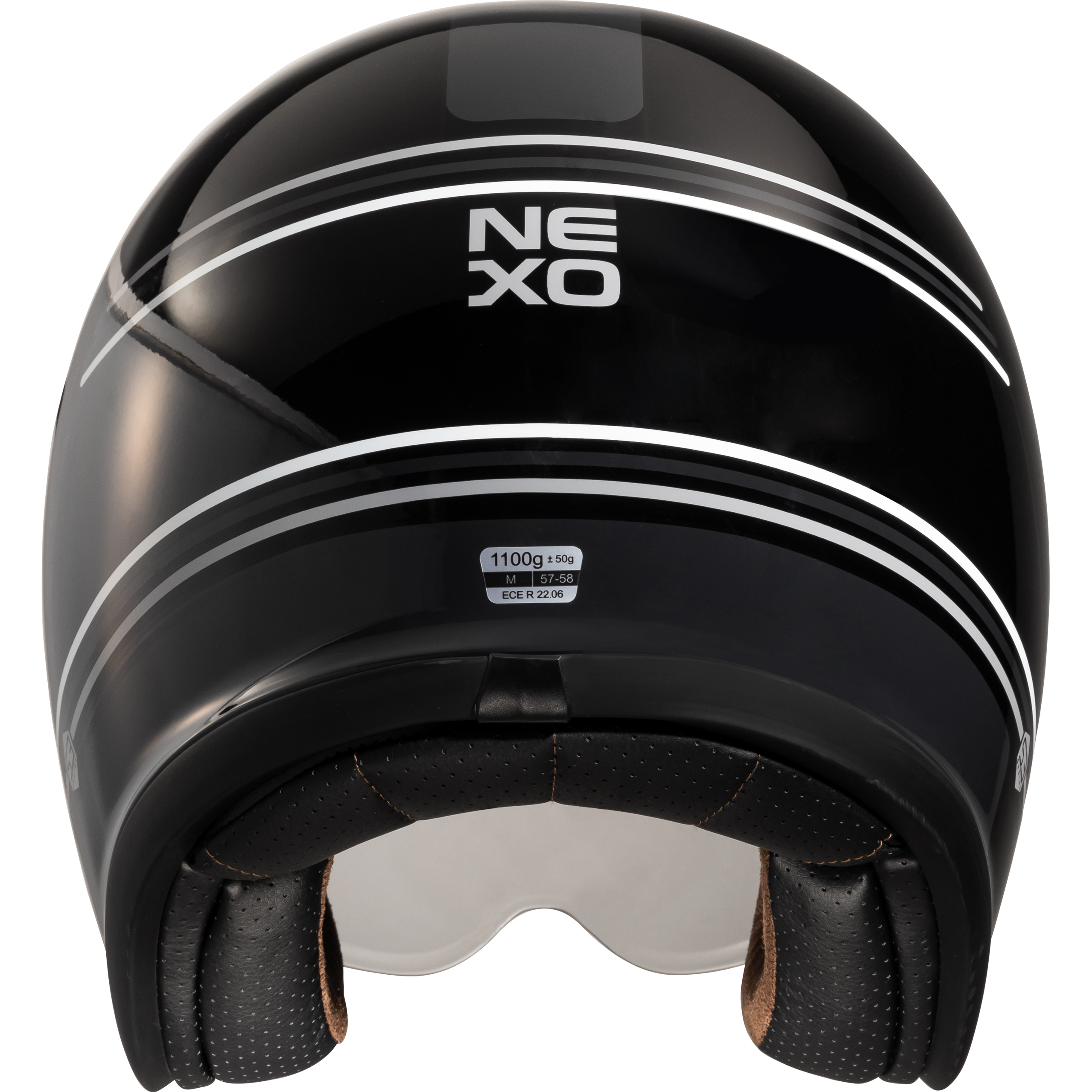 Nexo-Jethelm Urban Style II Schwarz/Weiß Dekor #24 M-4905601999064009