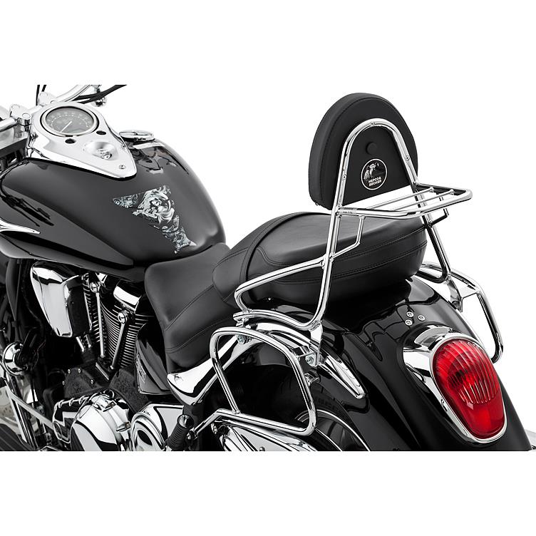 Hepco & Becker Sissybar mit Gepäckträger chrom für Kawasaki VN 2000 - Motorradteile & Ersatzteile - Anbauteile