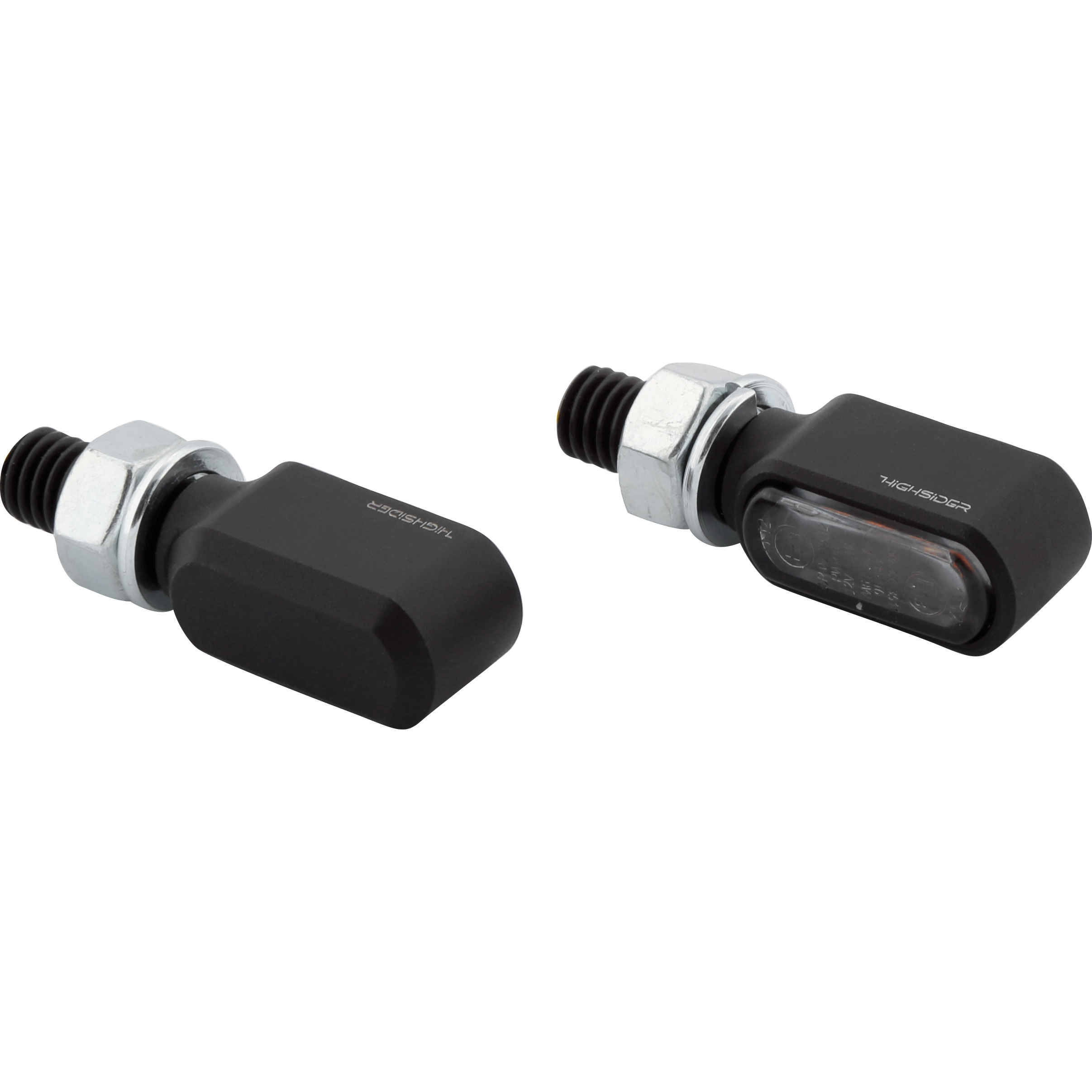 Highsider LED Blinkerpaar Little Bronx M8 getöntes Glas schwarz - Motorradteile & Ersatzteile - Beleuchtung