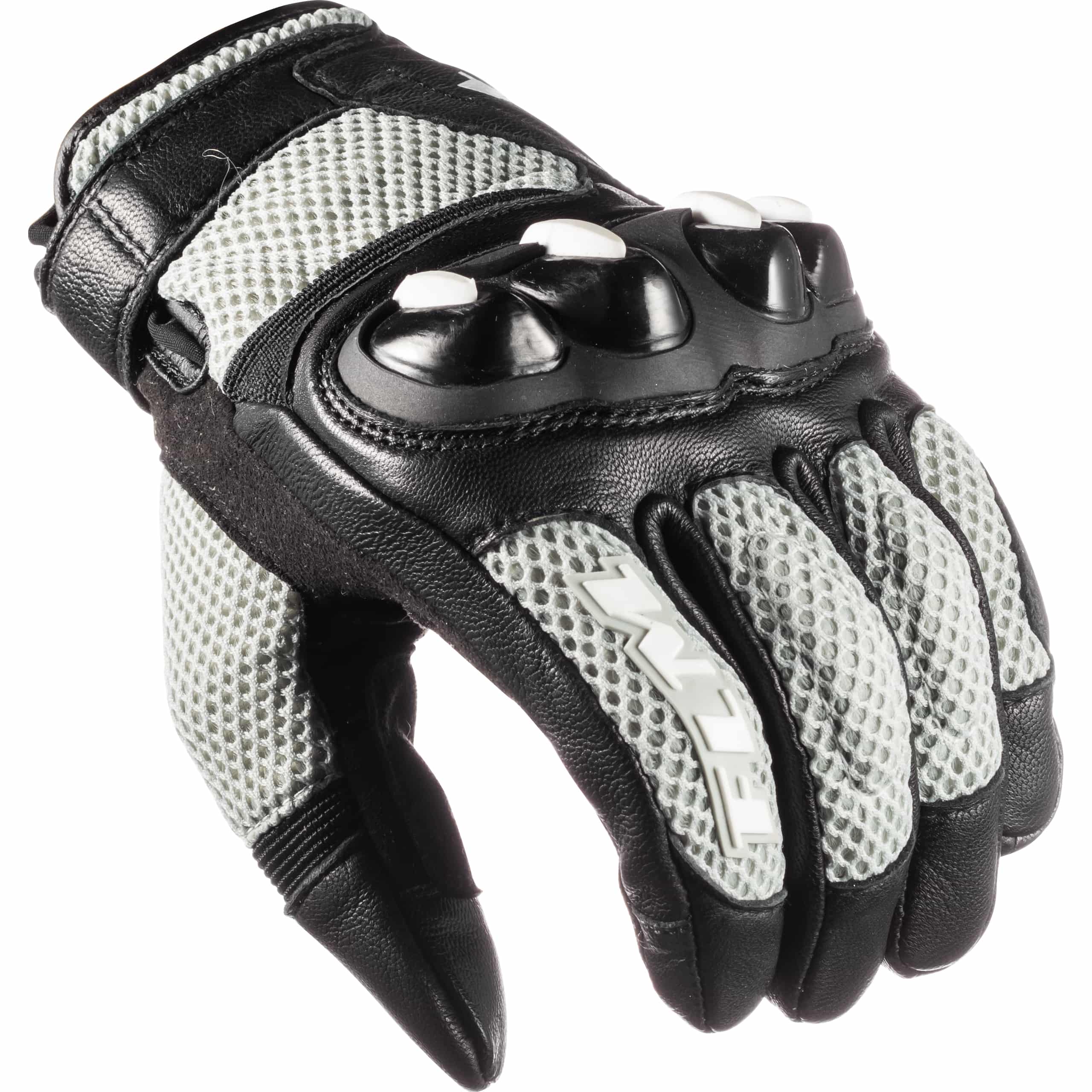 FLM-Misano Air Damen Leder/Textilhandschuh kurz-3114861007007930