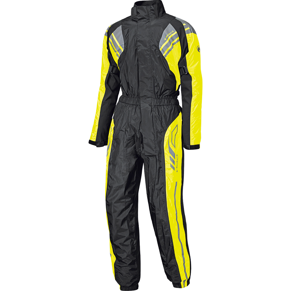 Held Flood Regenkombi schwarz/neon-gelb S - Motorradbekleidung - Wetterschutzkleidung