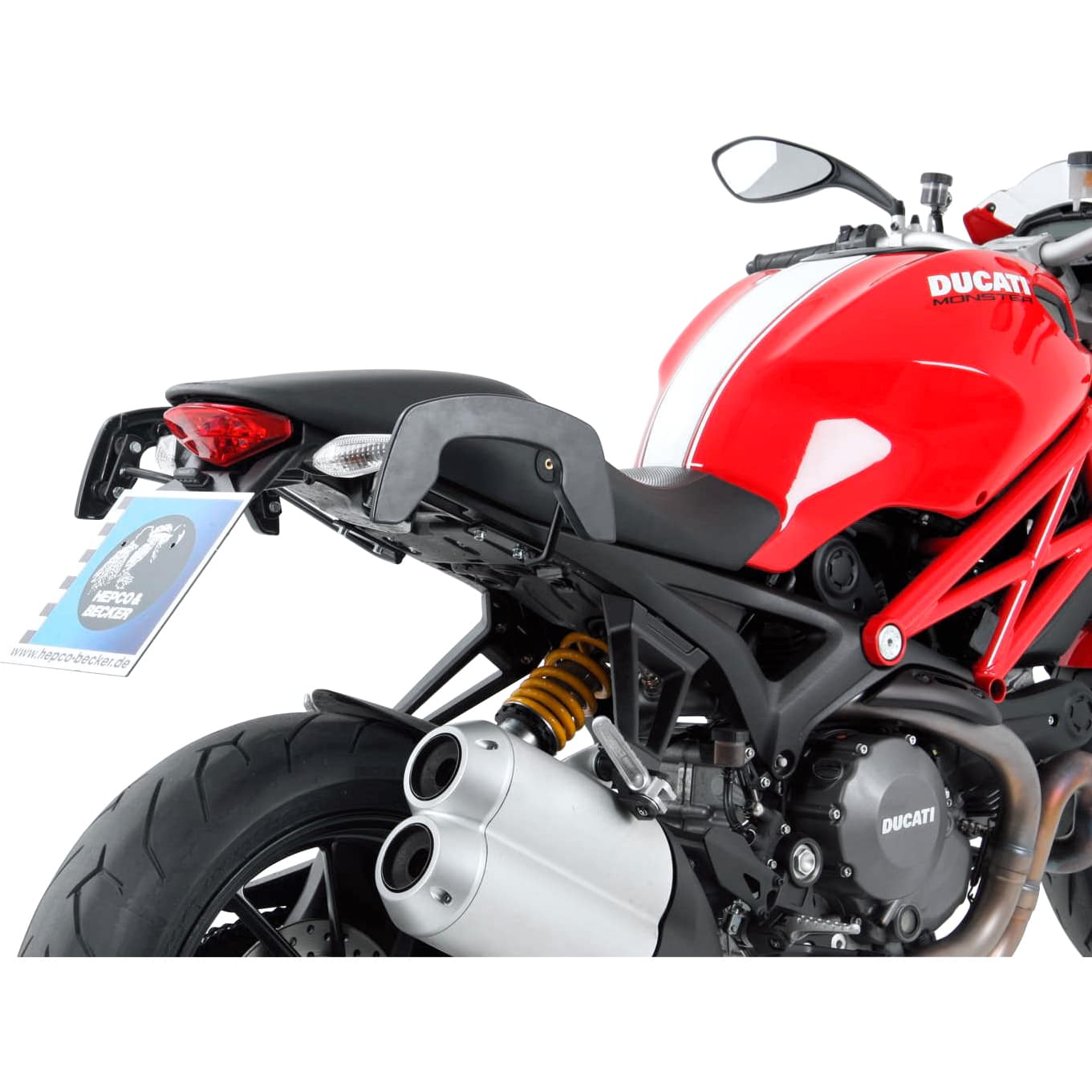 Hepco & Becker C-Bow Seitentaschenhalter schwarz für Duc Monster 1100 Evo - Motorradzubehör - Motorradgepäck