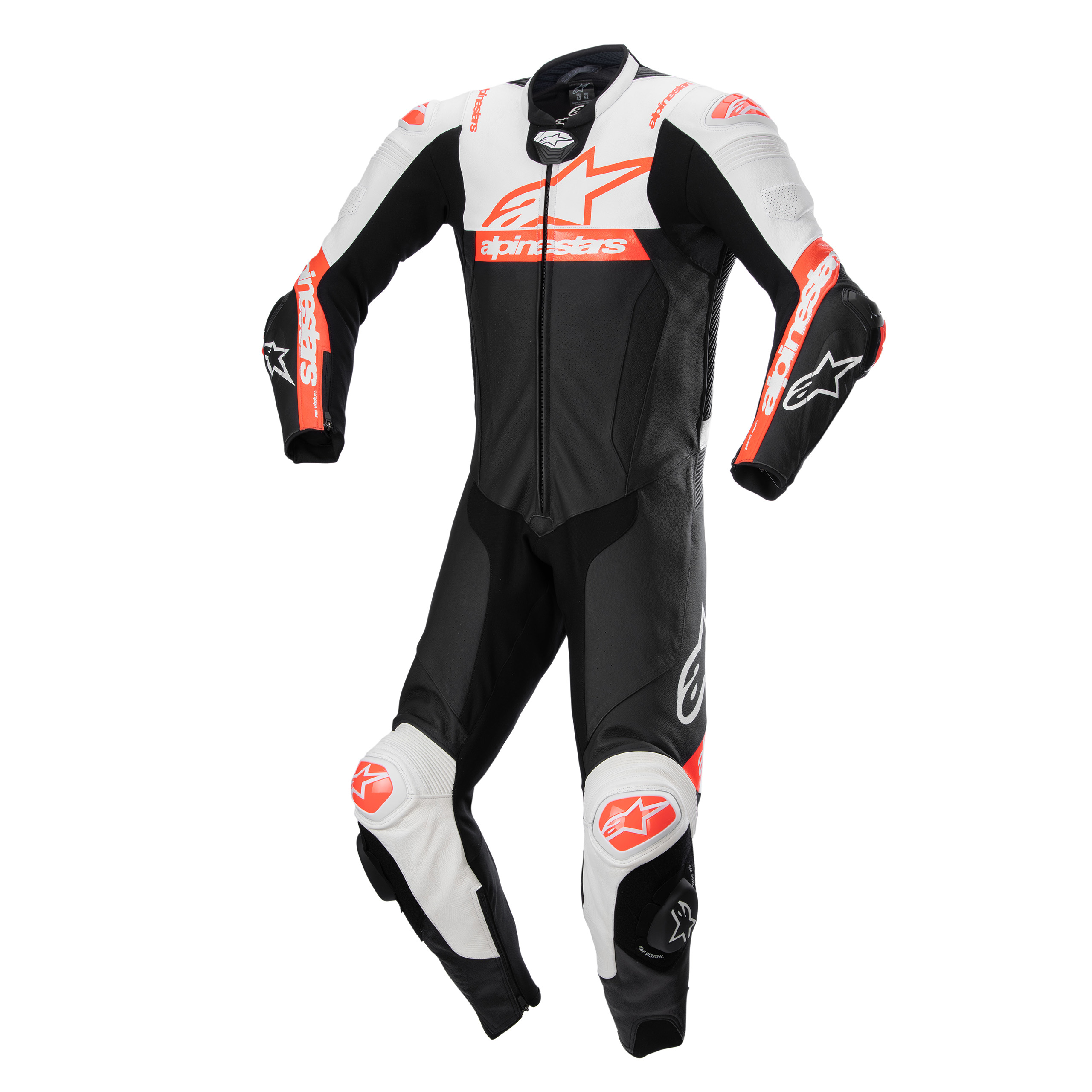 Alpinestars-Missile V2 Ward Lederkombi 1-tlg. schwarz/weiß/rot 60-0000609999035311