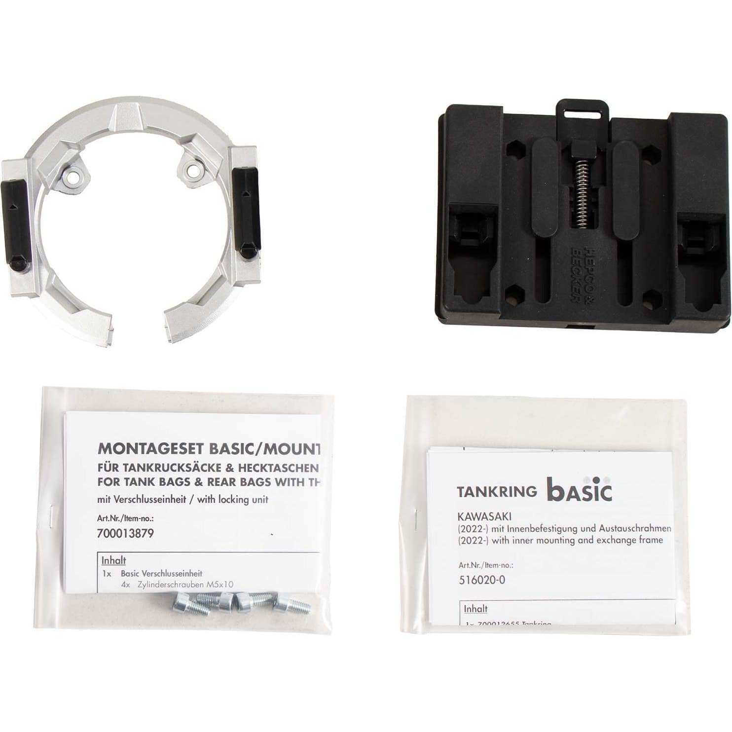 Hepco & Becker tank ring Lock-it Basic for Kawasaki Ninja 7 Hybrid