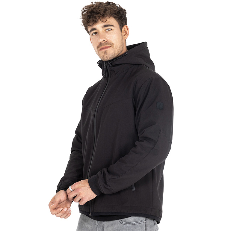 John Doe-XTM Softshell Rip-Stop Hoodie V3 schwarz S-0001678005001008