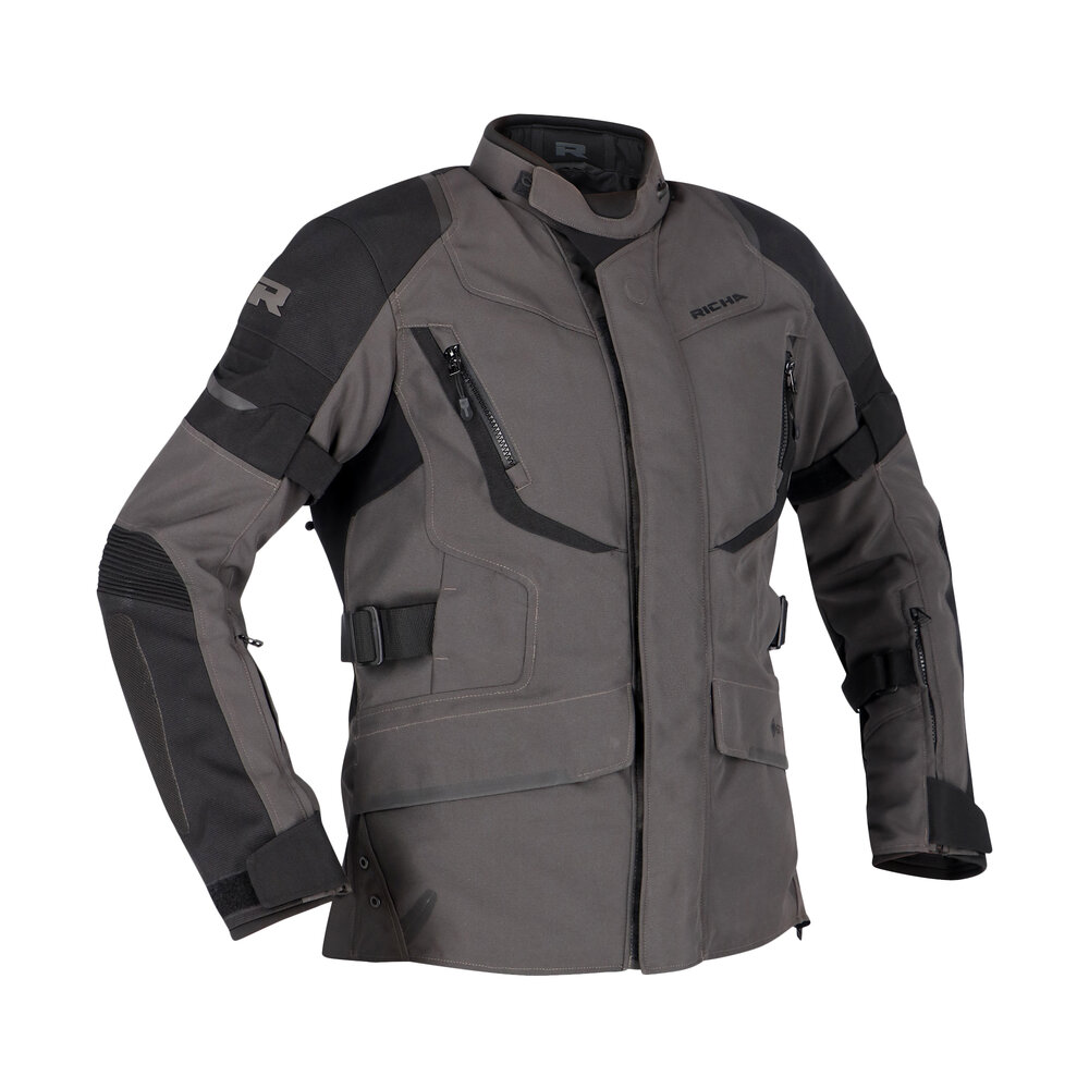 Richa-Cyclone 2 GTX Damen Motorradjacke dunkelgrau XXL-0002021999028012