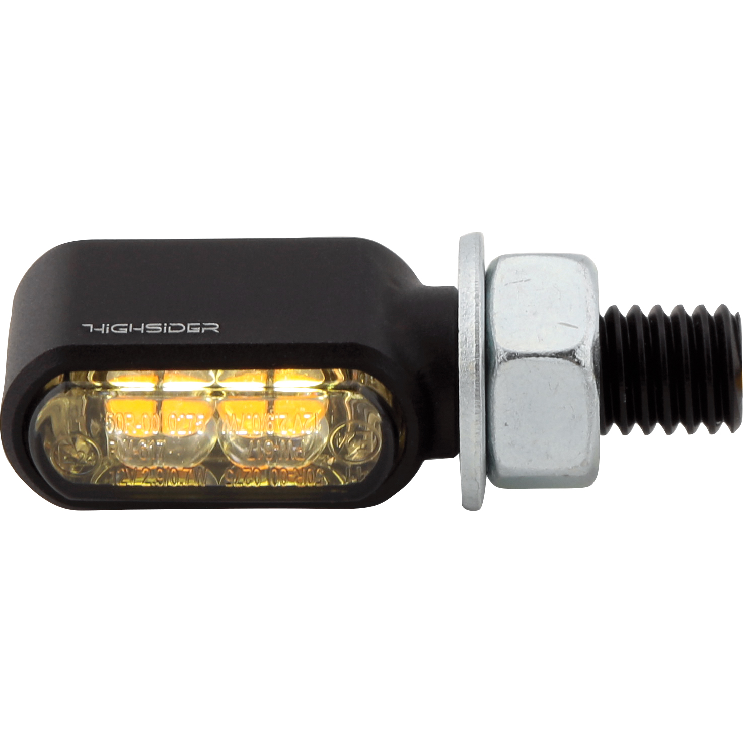 Highsider-LED Blinker-/Positionslichtpaar Little Bronx M8 schwarz-5740321020001350