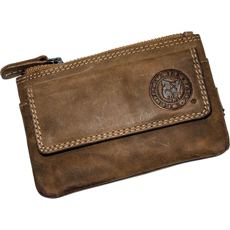 Bellini Vintage Brown Leather Wallet‎ With Belt Loops Genuine Leather 501 BaiLini Wallet Button Closure & Multiple  main image 4