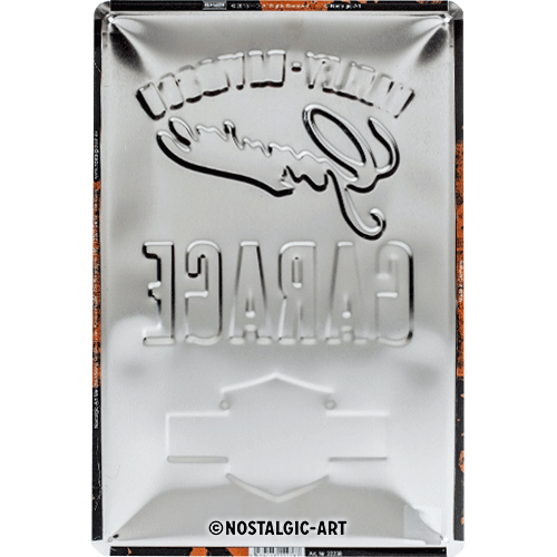 Nostalgic-Art-Blechschild 20 x 30 cm Harley-Davidson Garage-5743011207000190