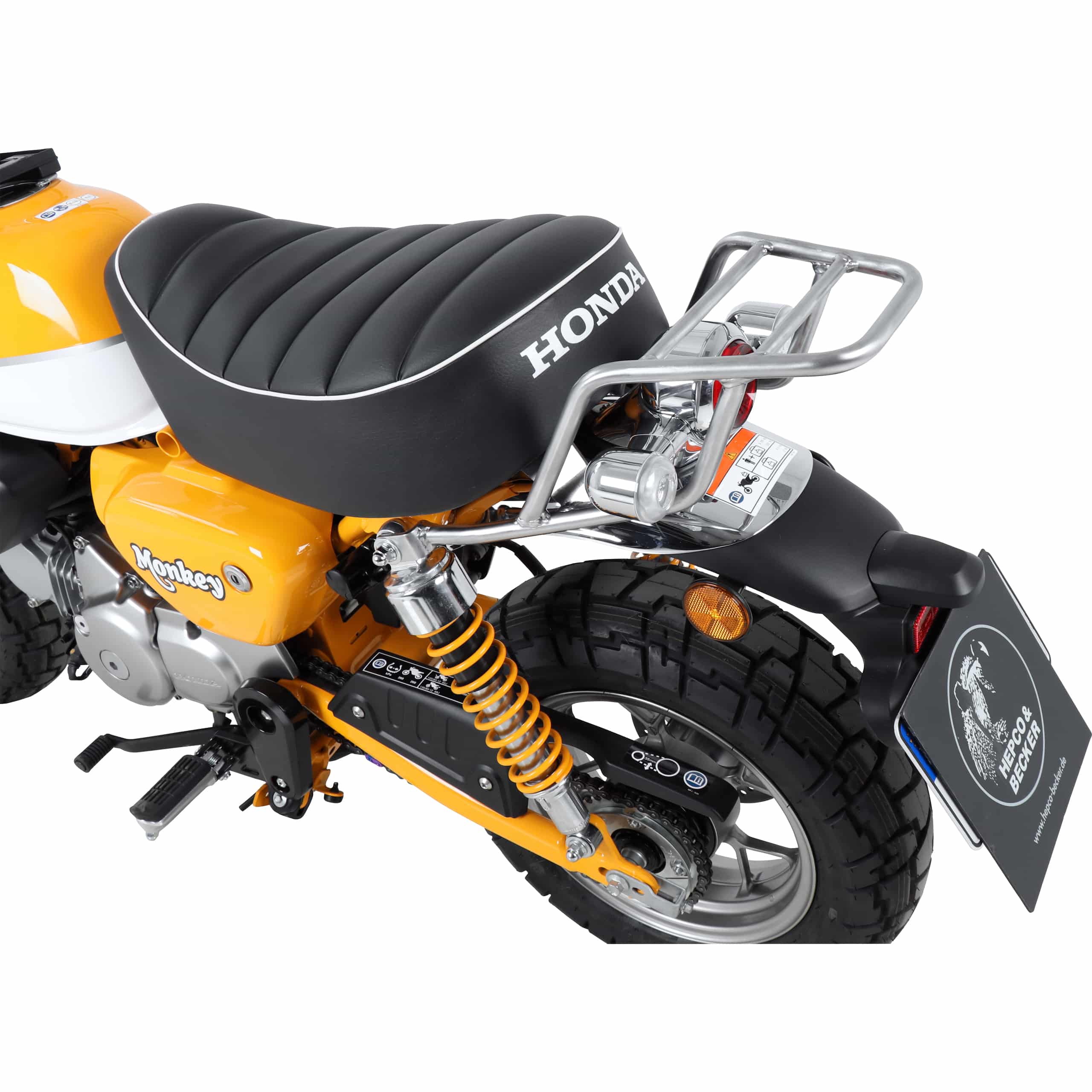 Hepco & Becker Rohrgepäckbrücke chrom für Honda Z 125 MA Monkey - Motorradzubehör - Motorradgepäck