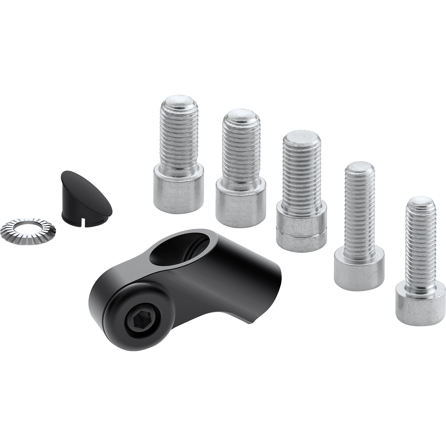 Rizoma Lenkerspiegelaufnahme BS713B M10/M8 41,5mm schwarz - Motorradteile & Ersatzteile - Motorradspiegel