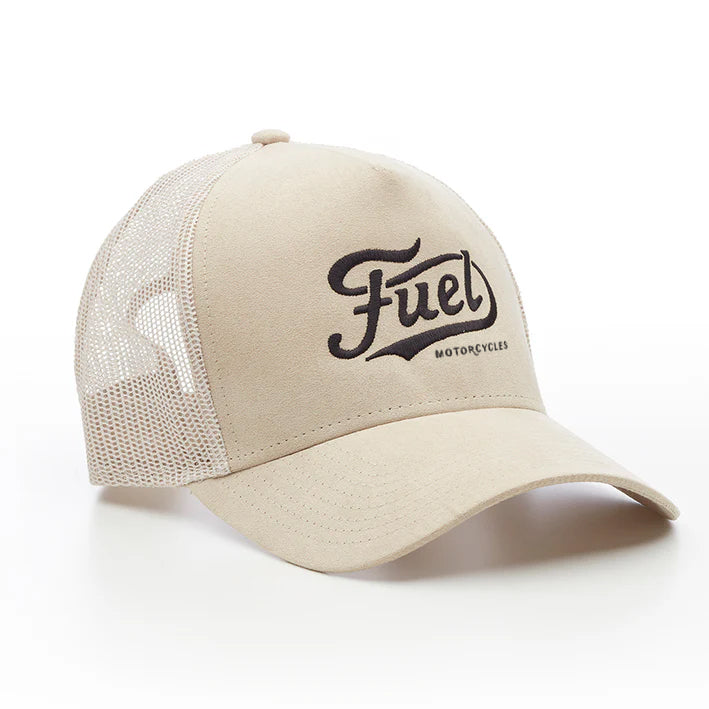 Fuel-Cap Logo Suede hellbeige-0001957999154