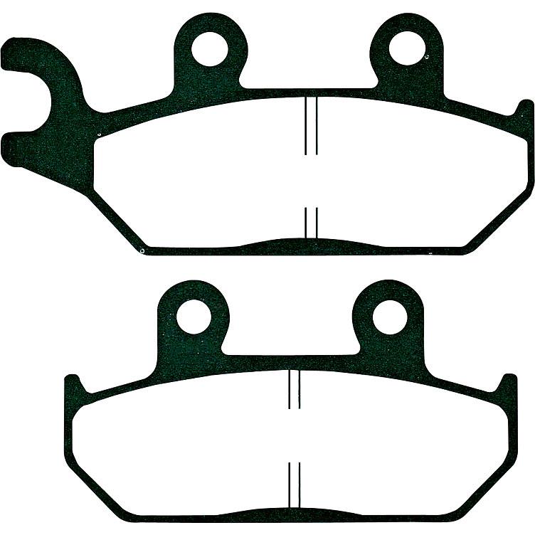 Hi-Q Bremsbeläge organisch FA172TT 104/88x45,6/42x9,8mm - Motorradteile & Ersatzteile - Bremsen