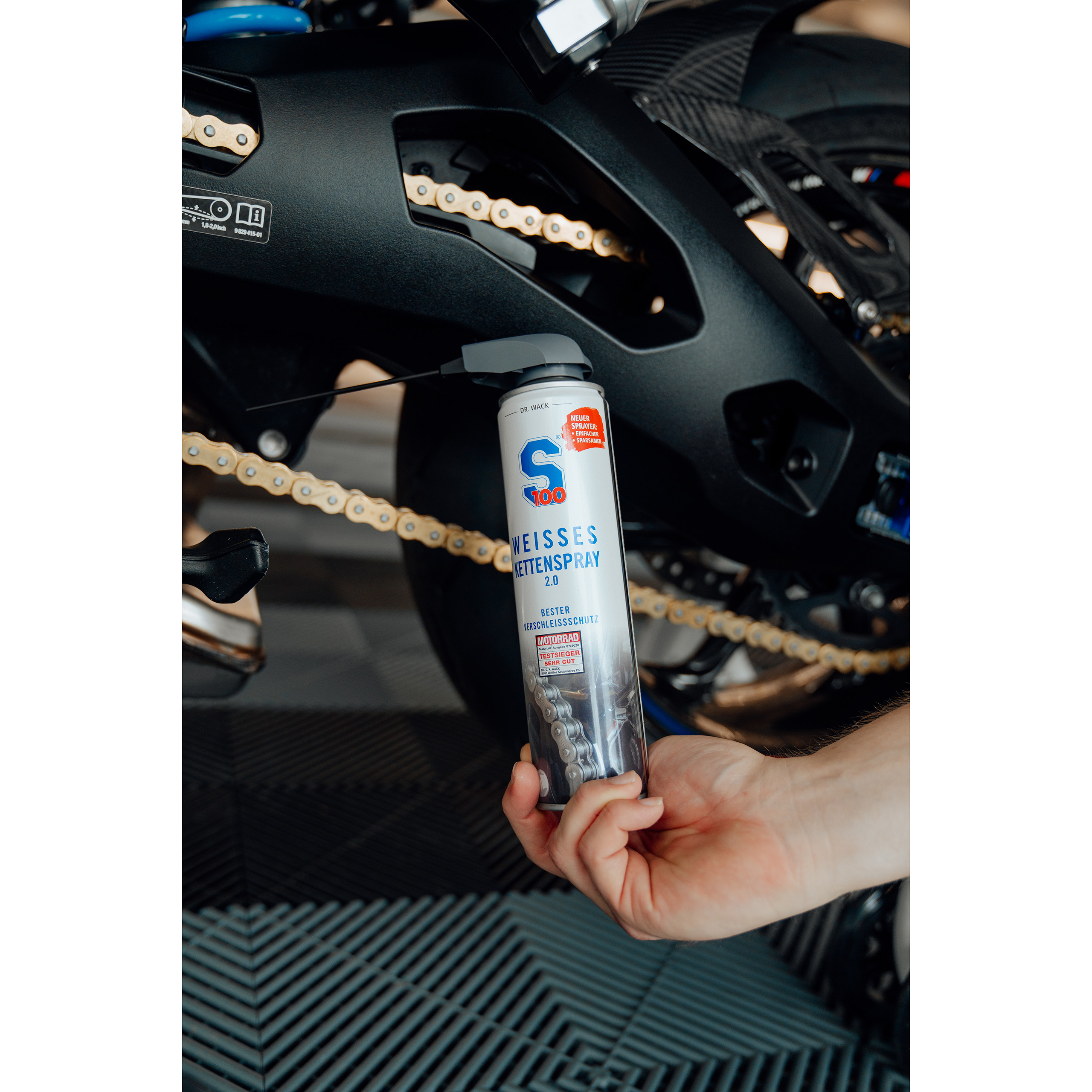 S100-Weißes Kettenspray 2.0 400 ml-0000989238000034