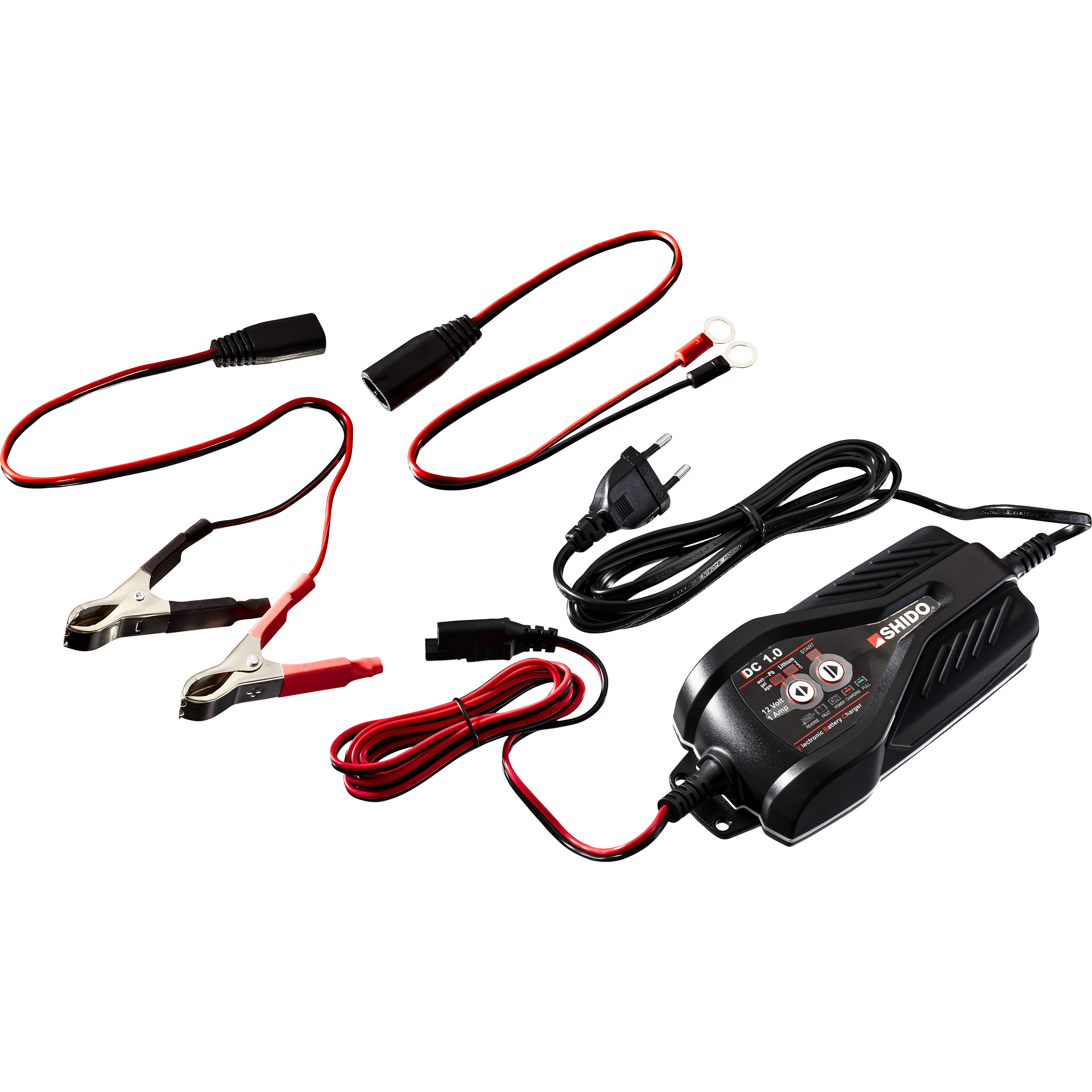Shido-Batterieladegerät Dual Canbus 1A schwarz für Lithium+Säure-5750071184001050