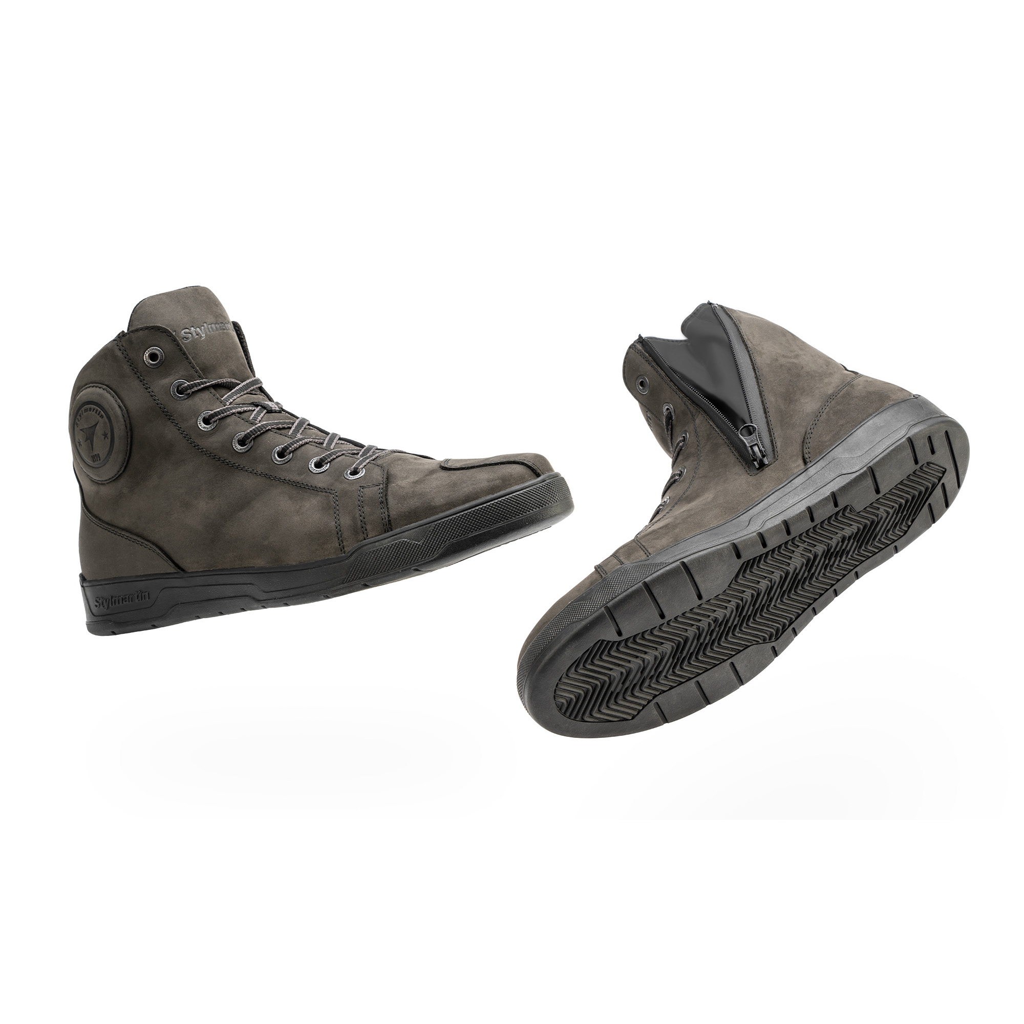 Stylmartin-Tank WP Ledersneaker ash 44-0001857999143744