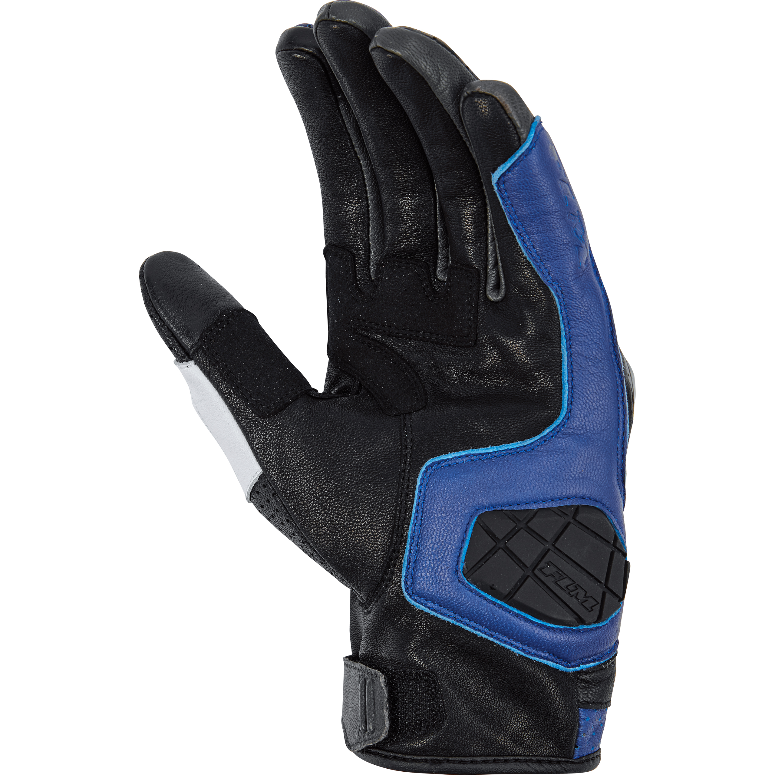 FLM-Octane Lederhandschuh kurz blau 9-3114901999003936