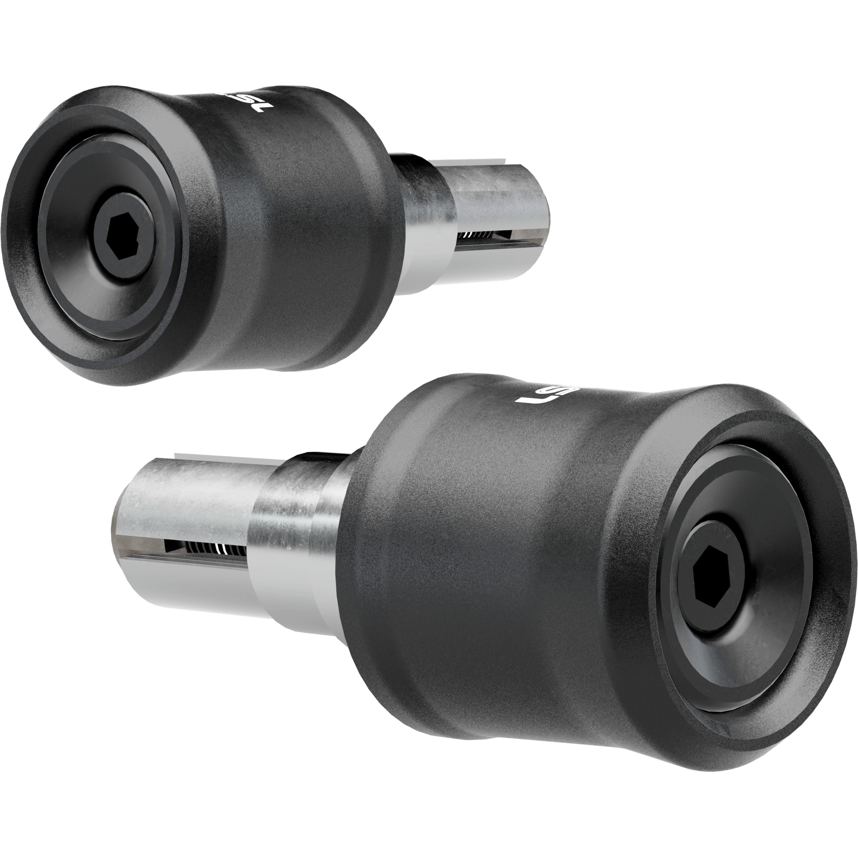 LSL Lenkergewichte für 12-22mm Innen-Ø Pace-XL schwarz - Motorradteile & Ersatzteile - Lenker, Griffe & Hebel
