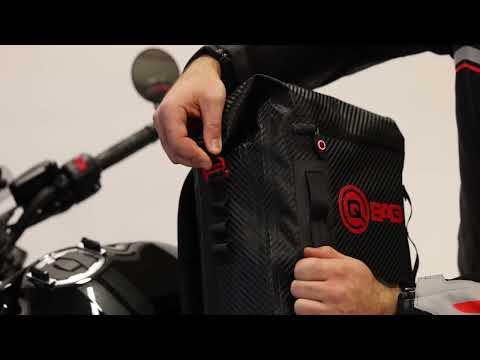 QBag Backpack carbon look waterproof 20 liters 