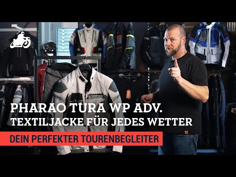 Tura WP Adv. Textil-/Lederjacke hellgrau