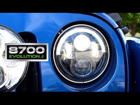 LED Scheinwerfereinsatz 7" 8700Evo2 mit Tagfahrlicht