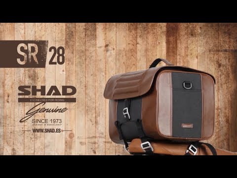 Hecktasche Cafe Racer SR28 27 Liter schwarz/braun